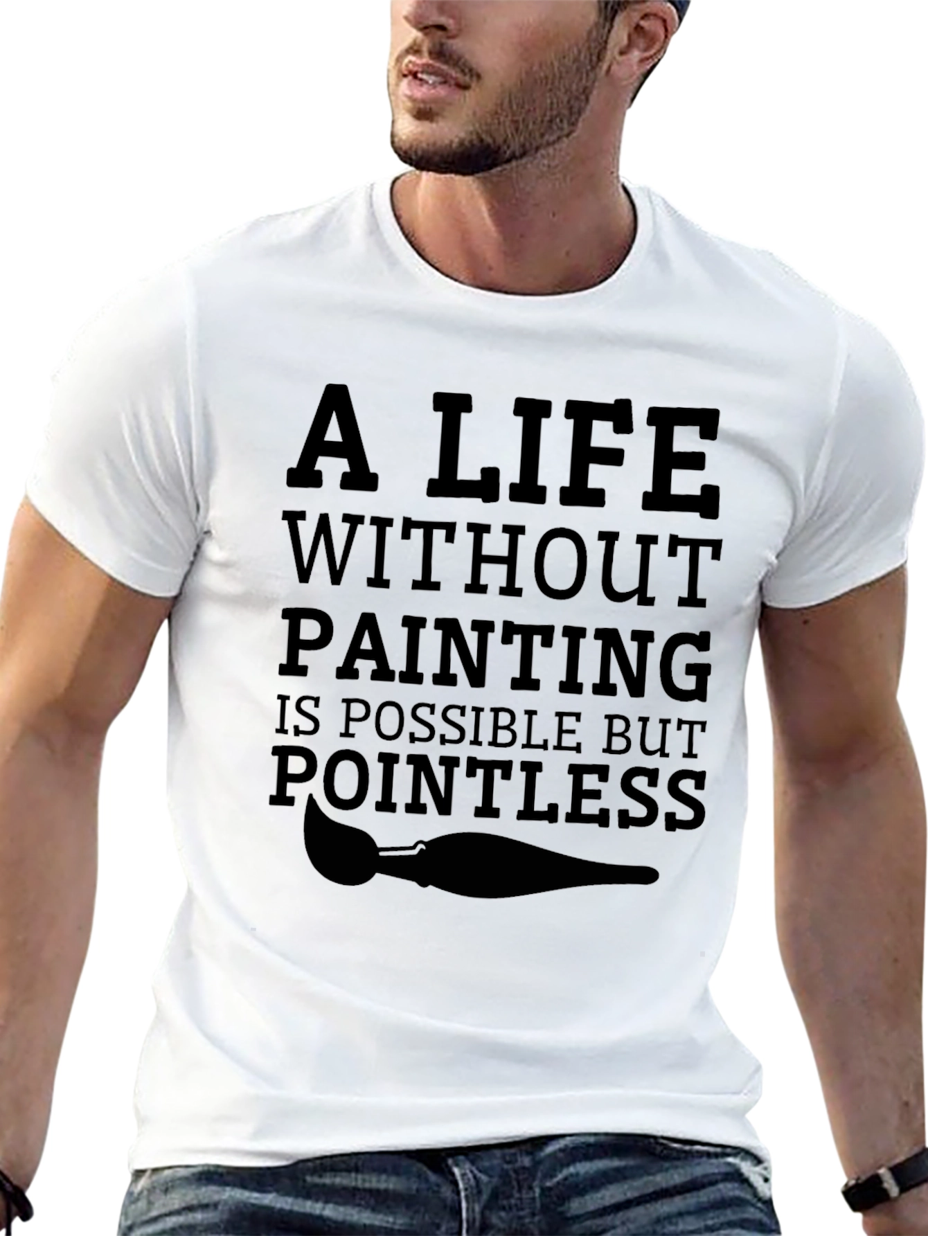 Artists Life T-Shirt: Pointless Without Painting Tee