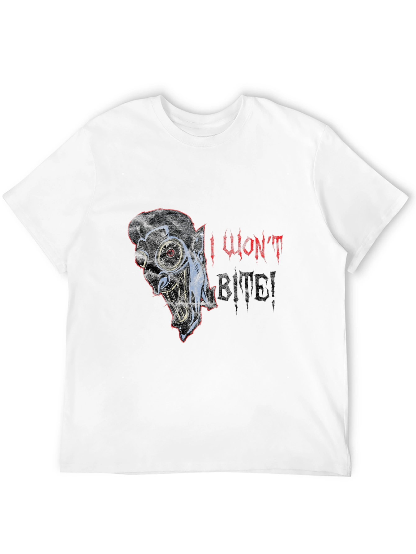 I Wont Bite! Black T-Shirt