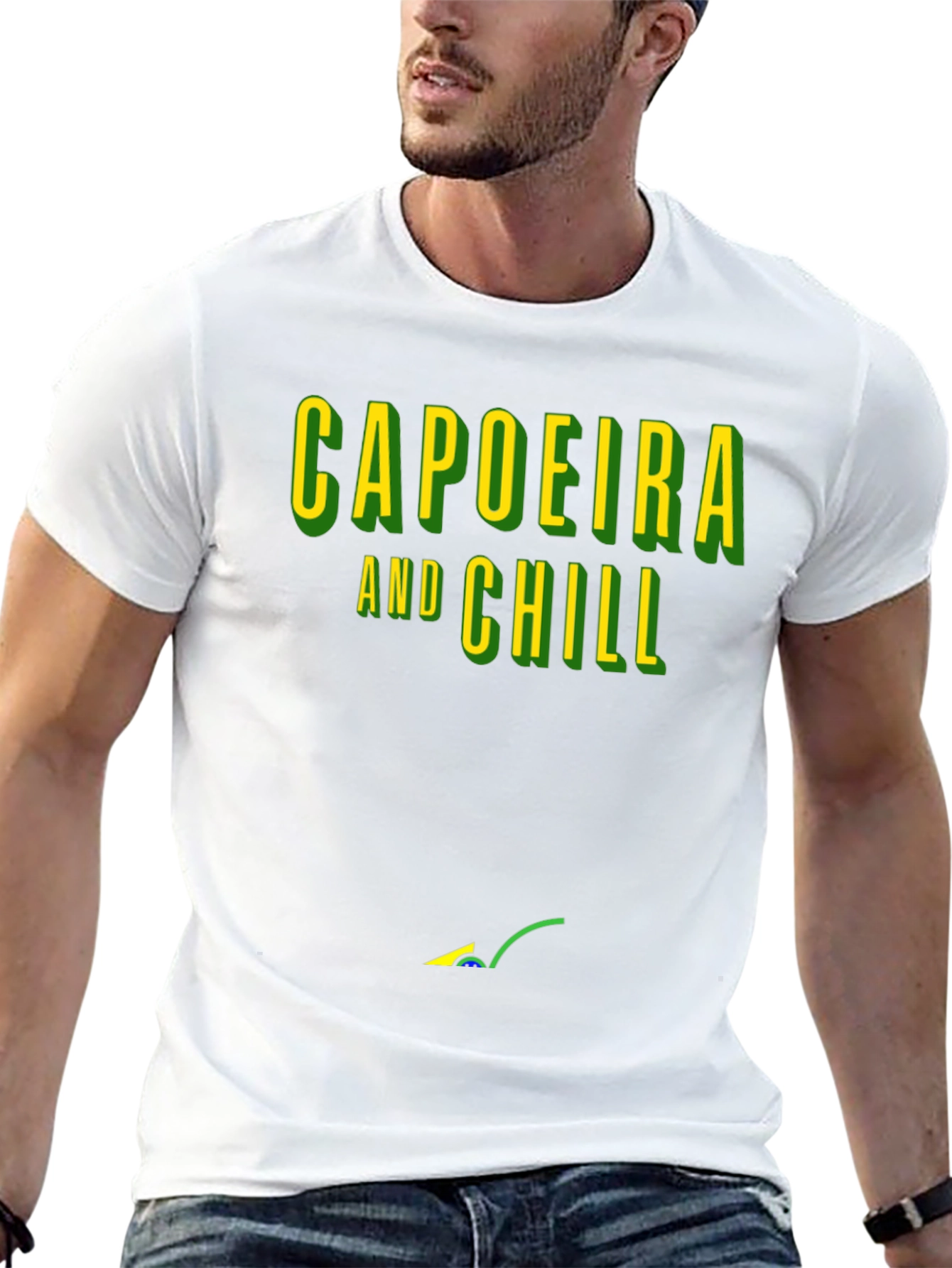 Capoeira and Chill Graphic T-Shirt - Black