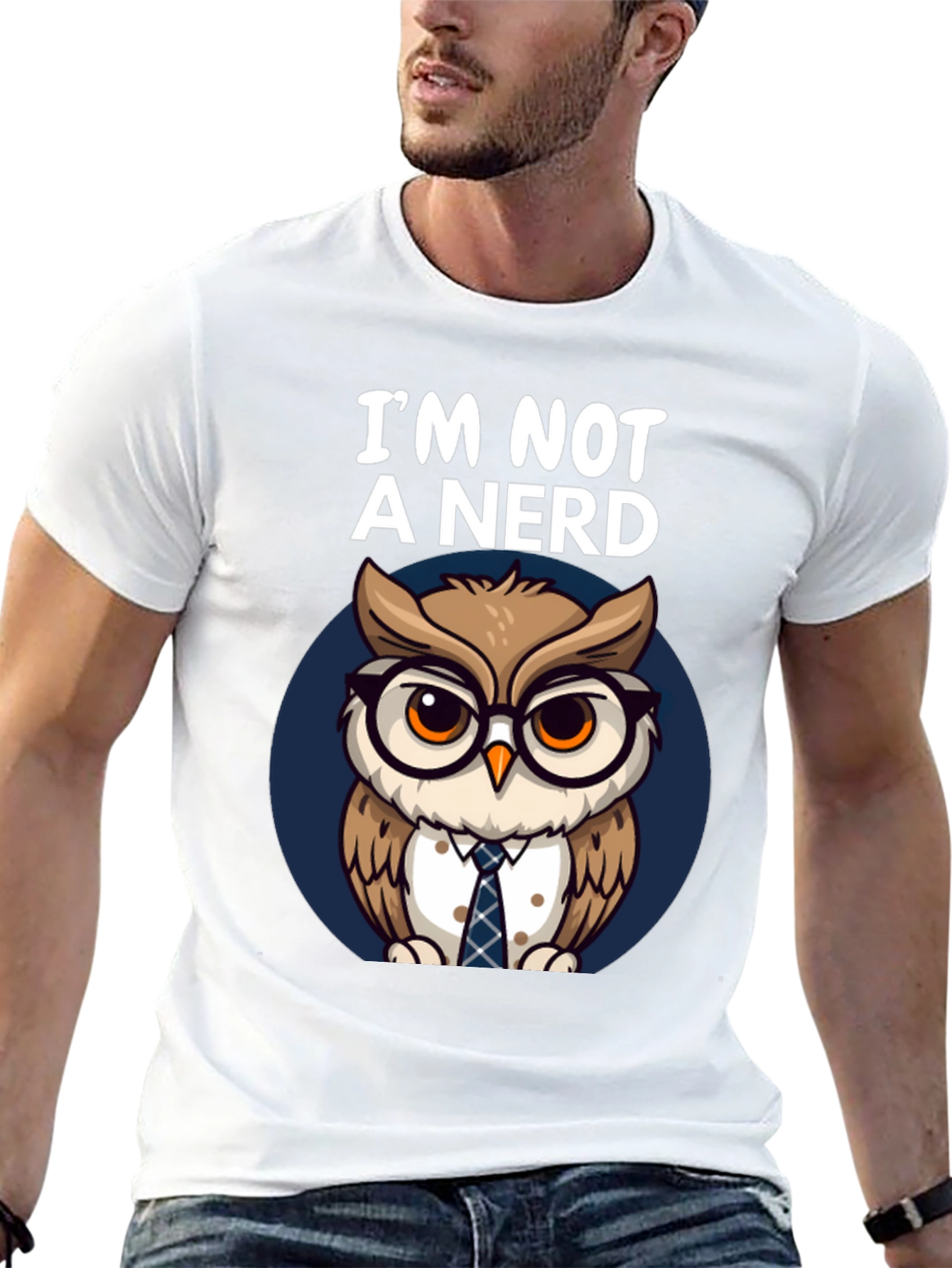 Im Not A Nerd Owl T-Shirt