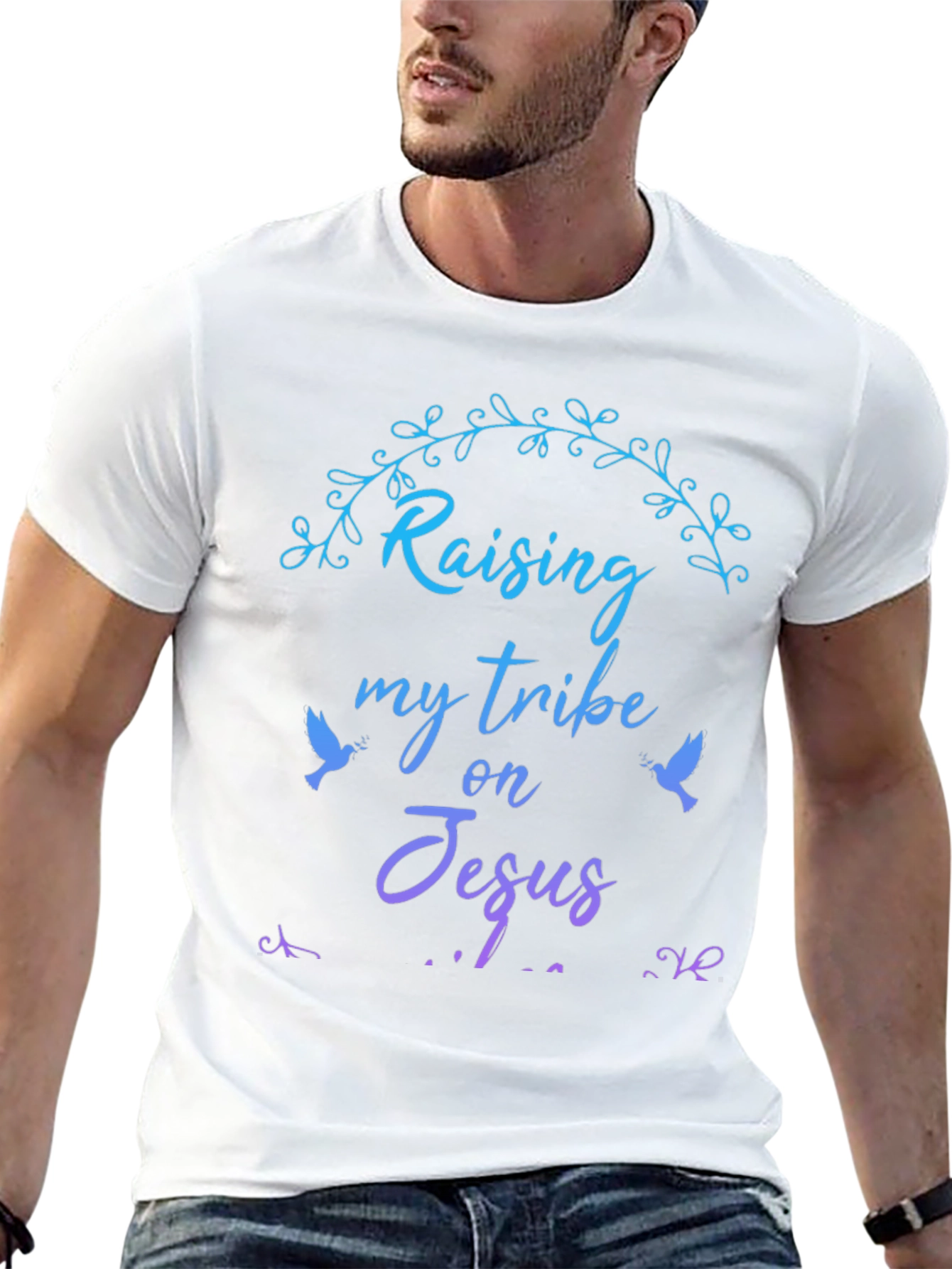 Raising My Tribe on Jesus Graphic Tee