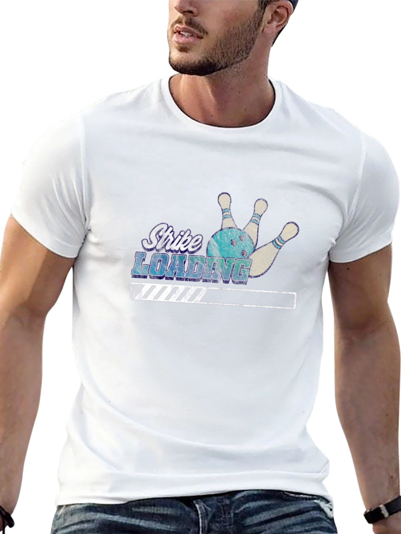 Strike Loading Bowling T-Shirt - Black