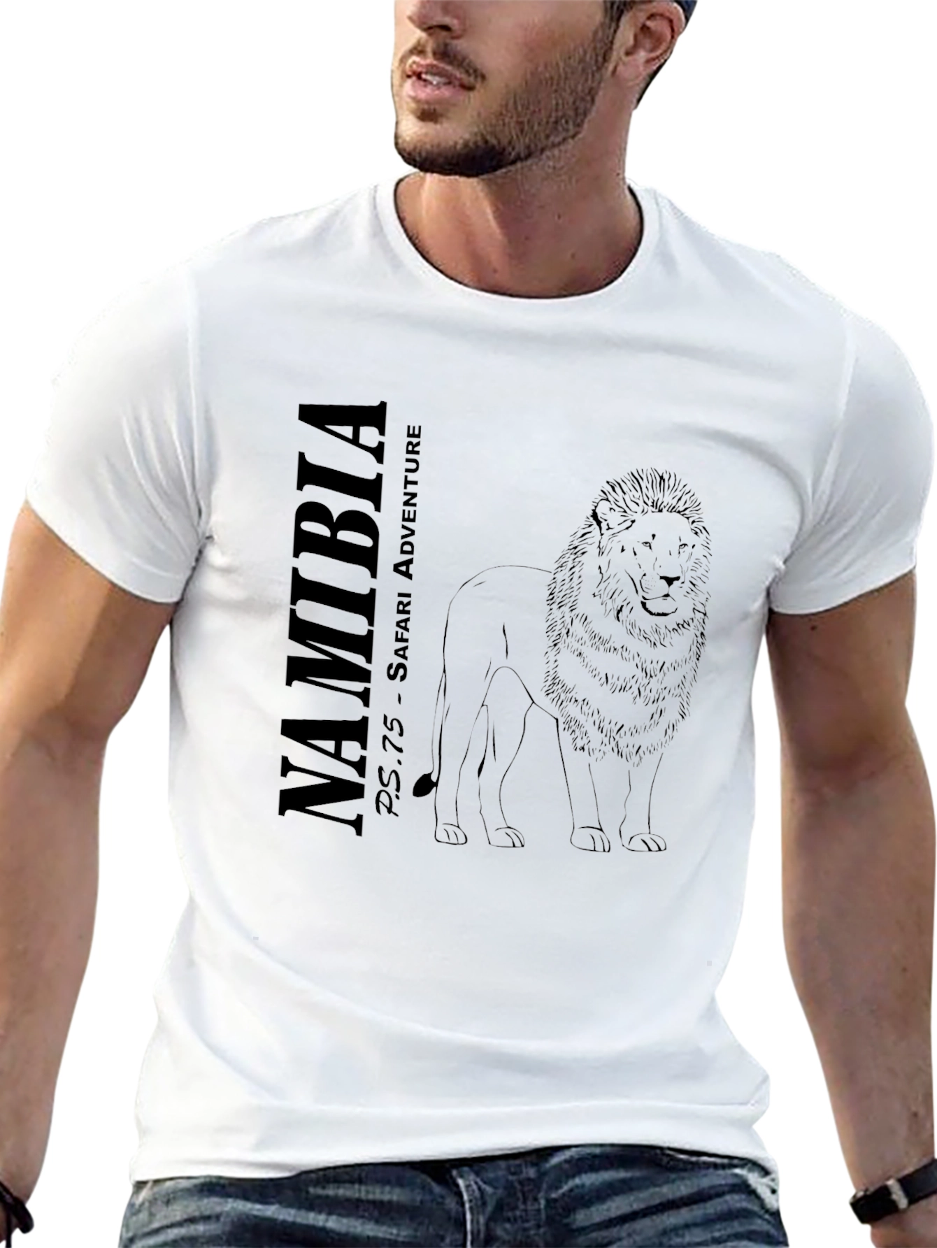 Namibia Safari Adventure Lion T-Shirt
