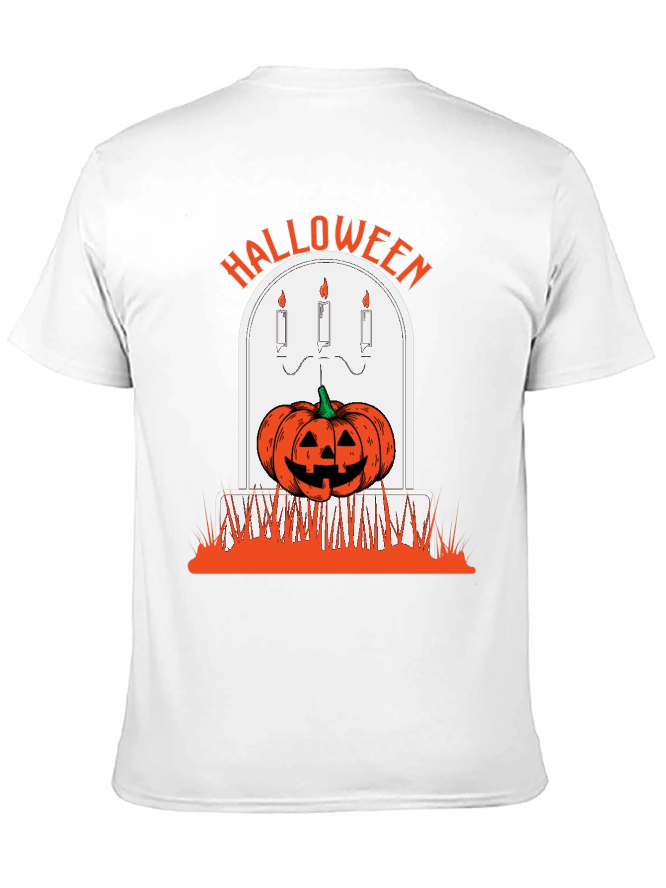 Halloween Pumpkin Tombstone Graphic Tee