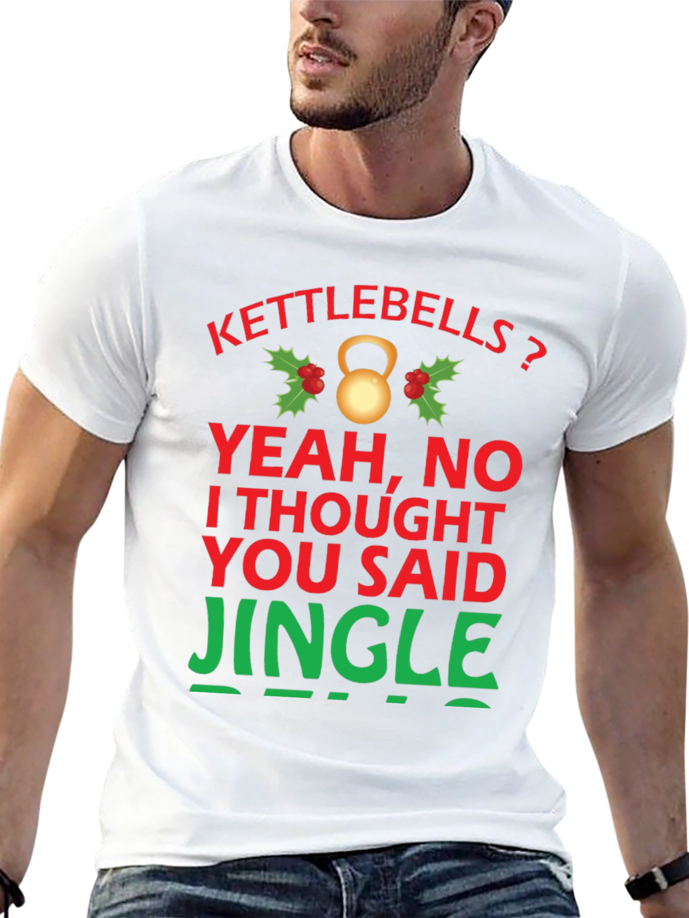 Kettlebells? Funny Holiday Gym T-Shirt