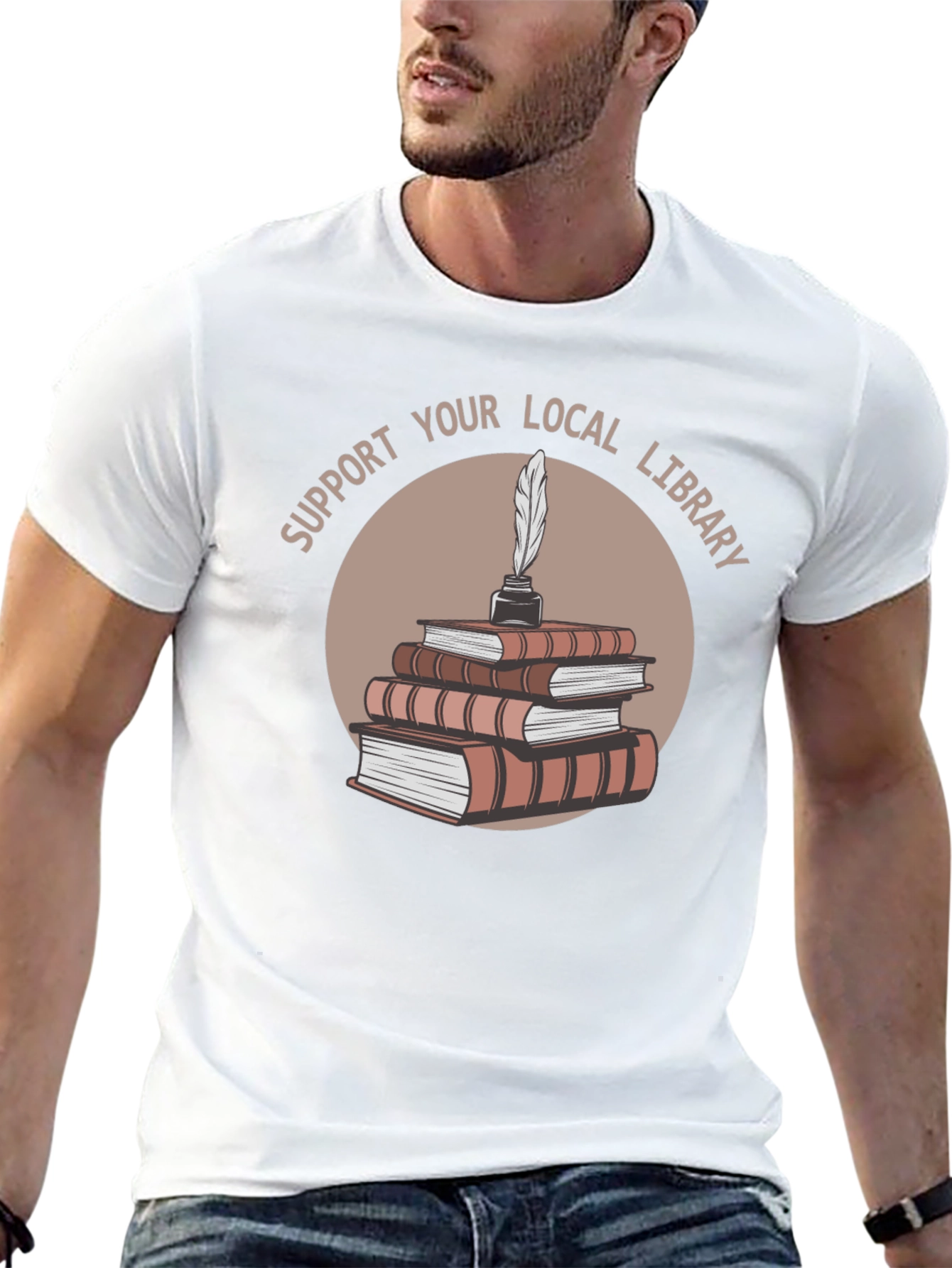 Support Your Local Library Graphic Tee