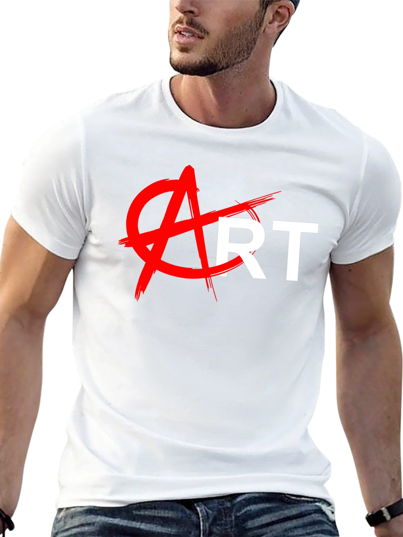 Anti-Art Graphic Tee - Bold Statement T-Shirt