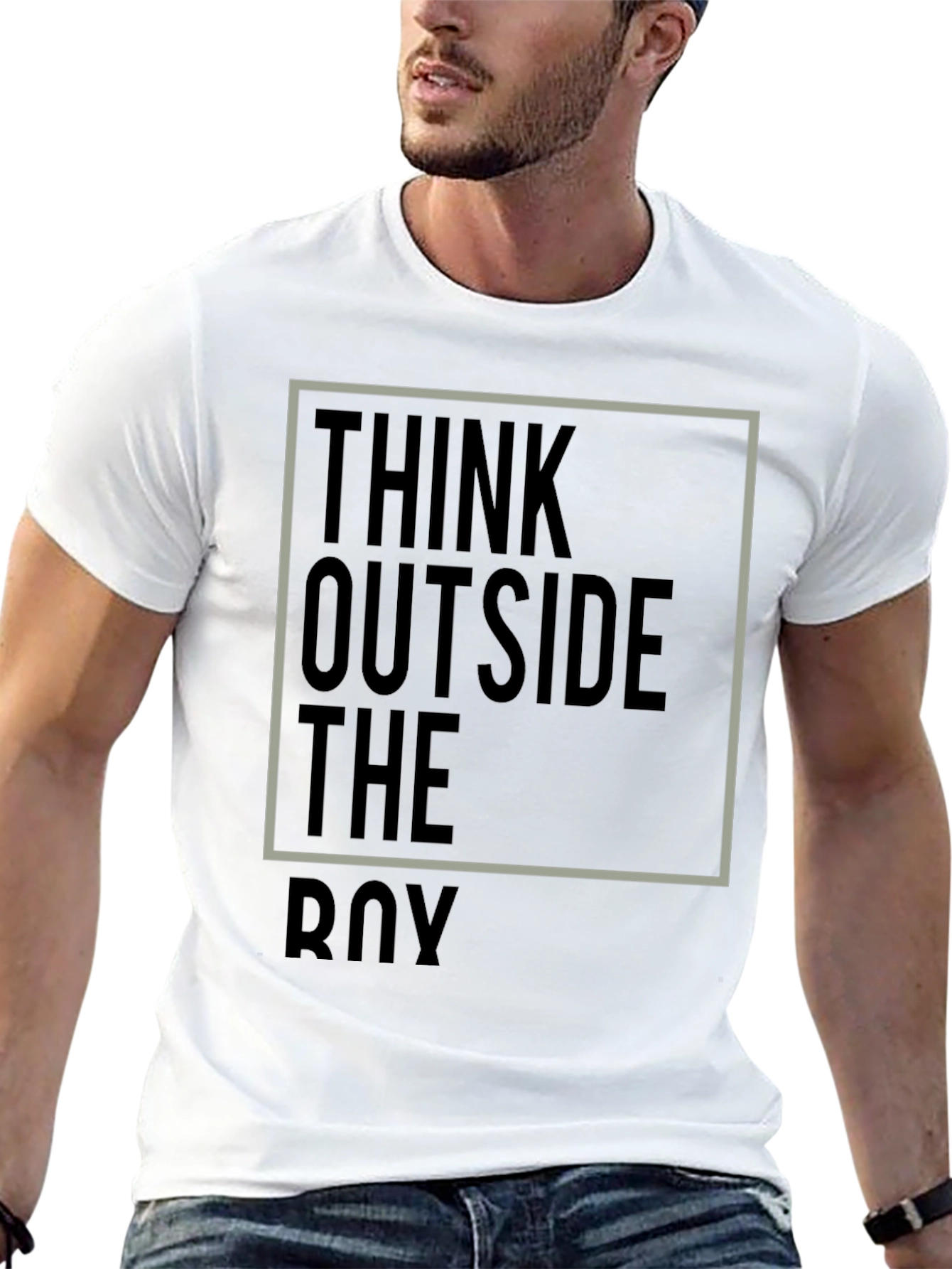 Think Outside the Box Graphic Tee