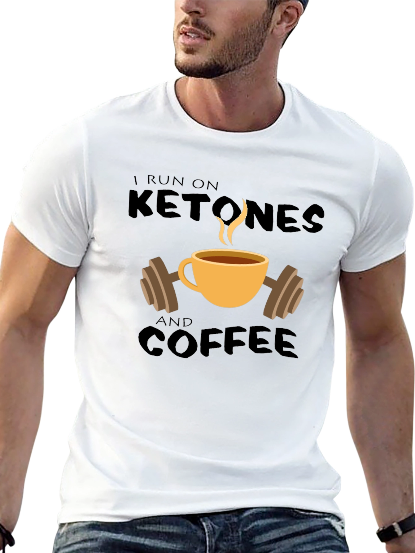 Ketones and Coffee T-Shirt - Workout Motivation
