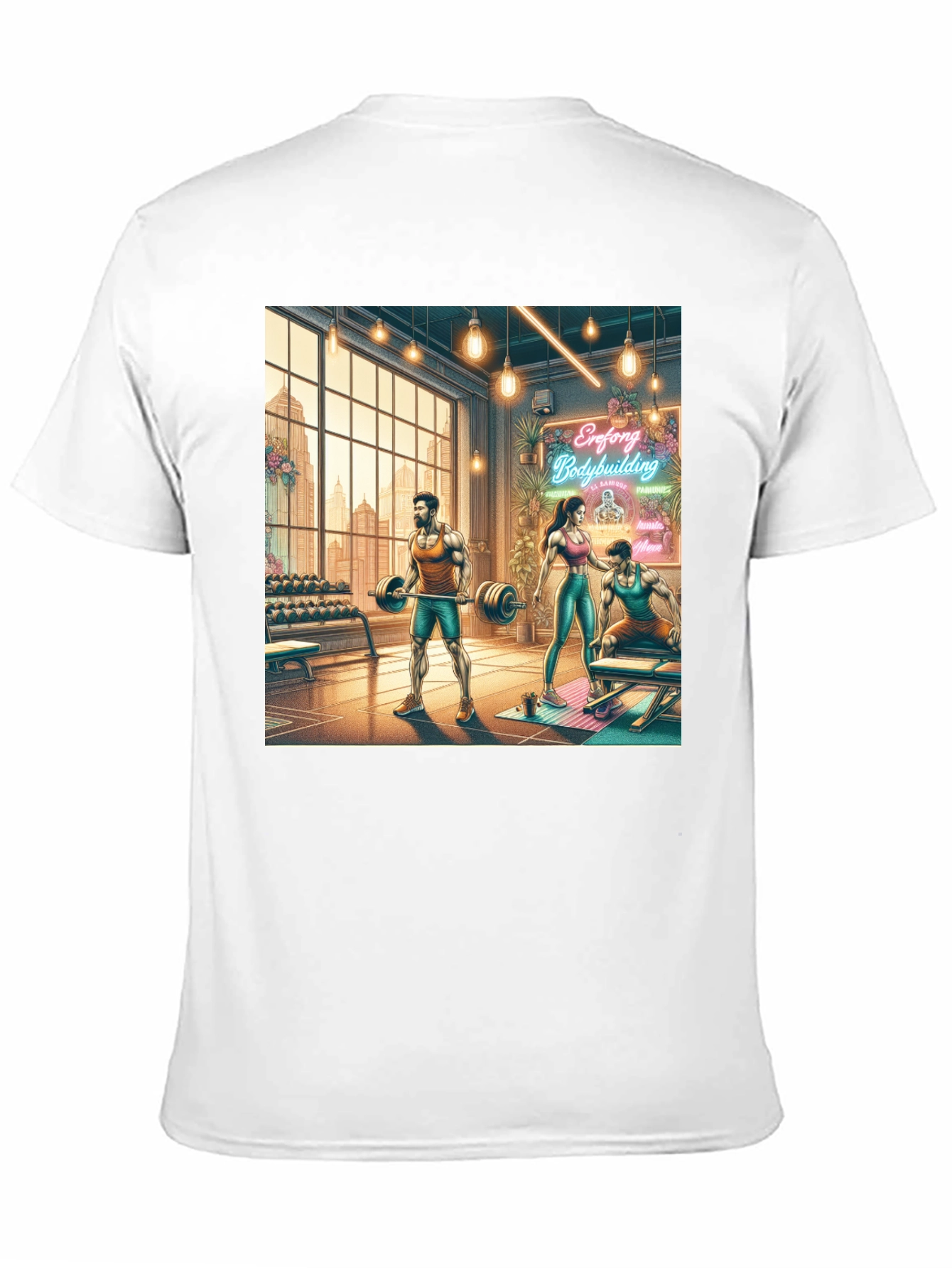 Gym Bodybuilding Graphic T-Shirt