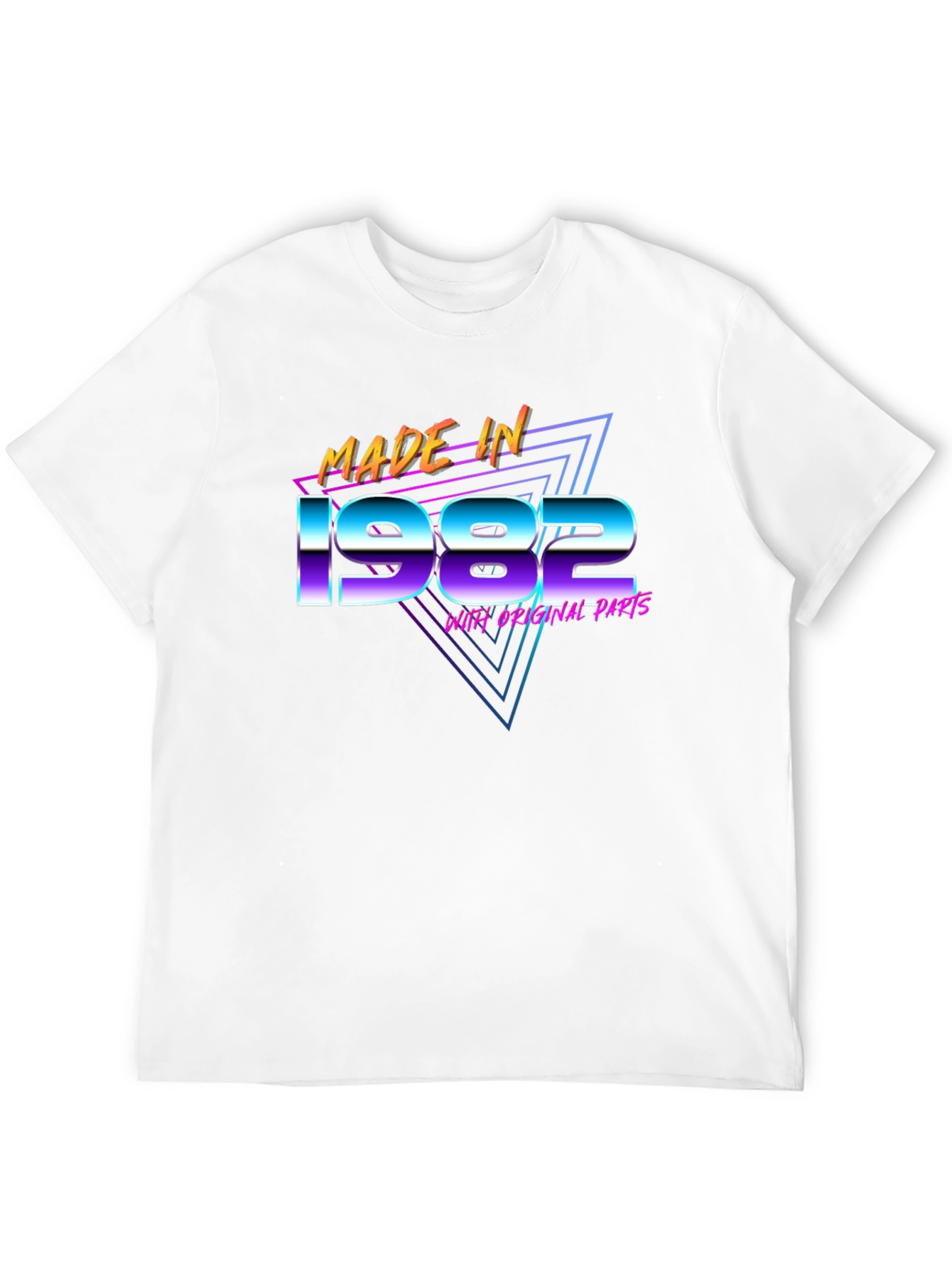 Made in 1982 Graphic T-Shirt Retro Birthday Tee