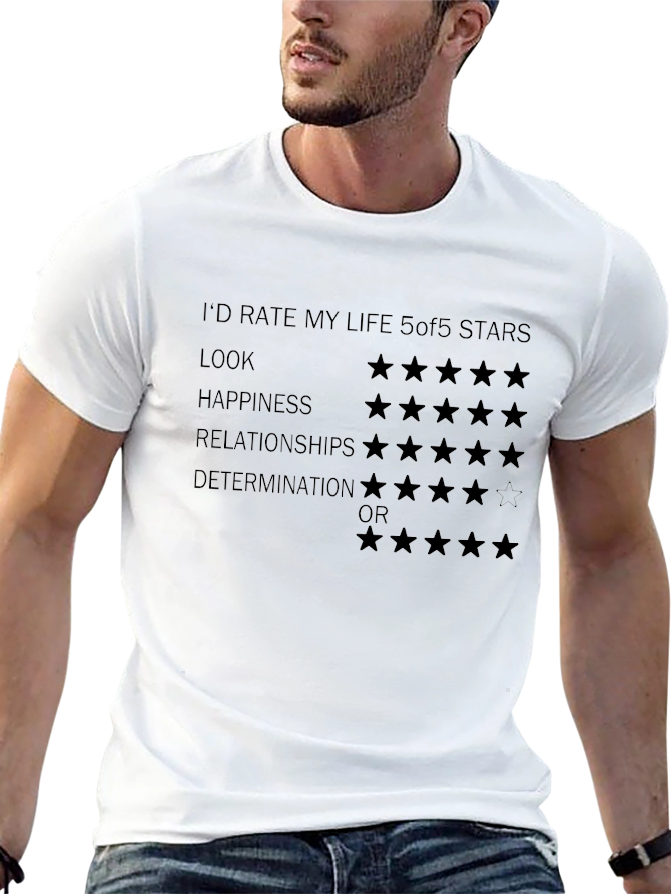 5-Star Life Mens Graphic T-Shirt