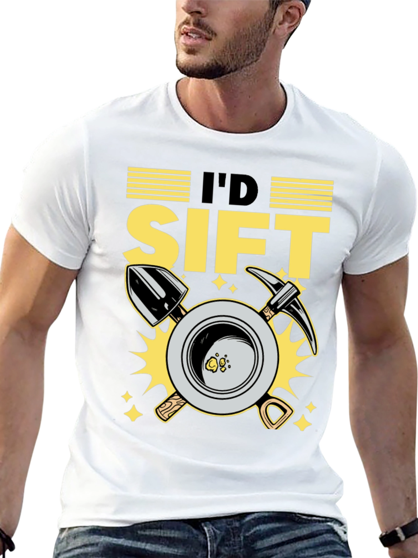 Id Sift Gold Miner T-Shirt - Prospecting Tee