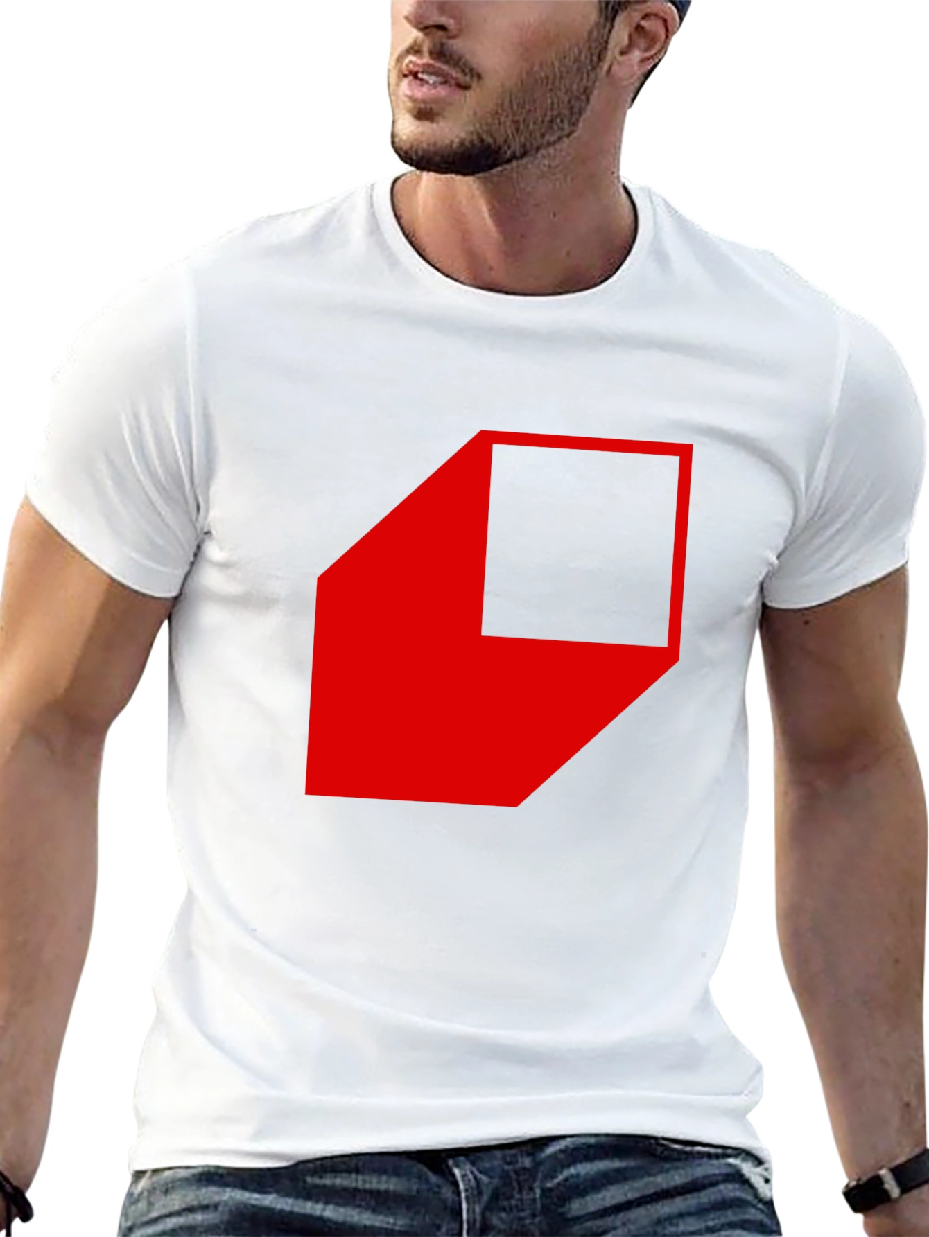 Abstract Geometric Graphic T-Shirt