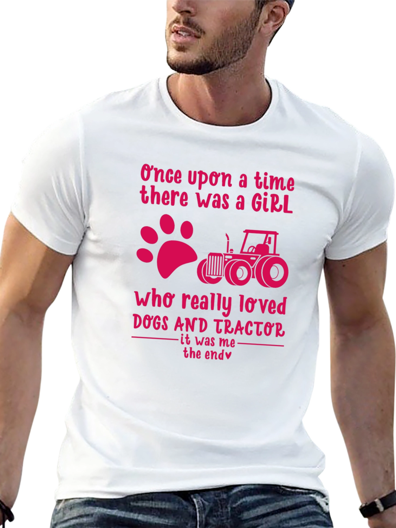 Girl Dogs & Tractors T-Shirt