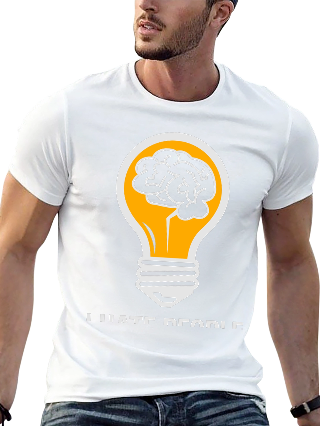 I Hate People Brainy Idea T-Shirt