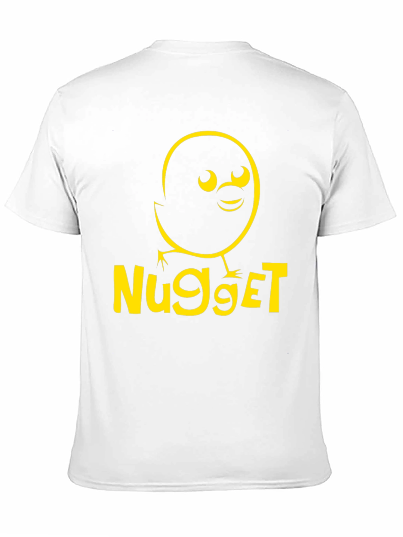 Nugget Chick Graphic Tee - Black Cotton T-Shirt