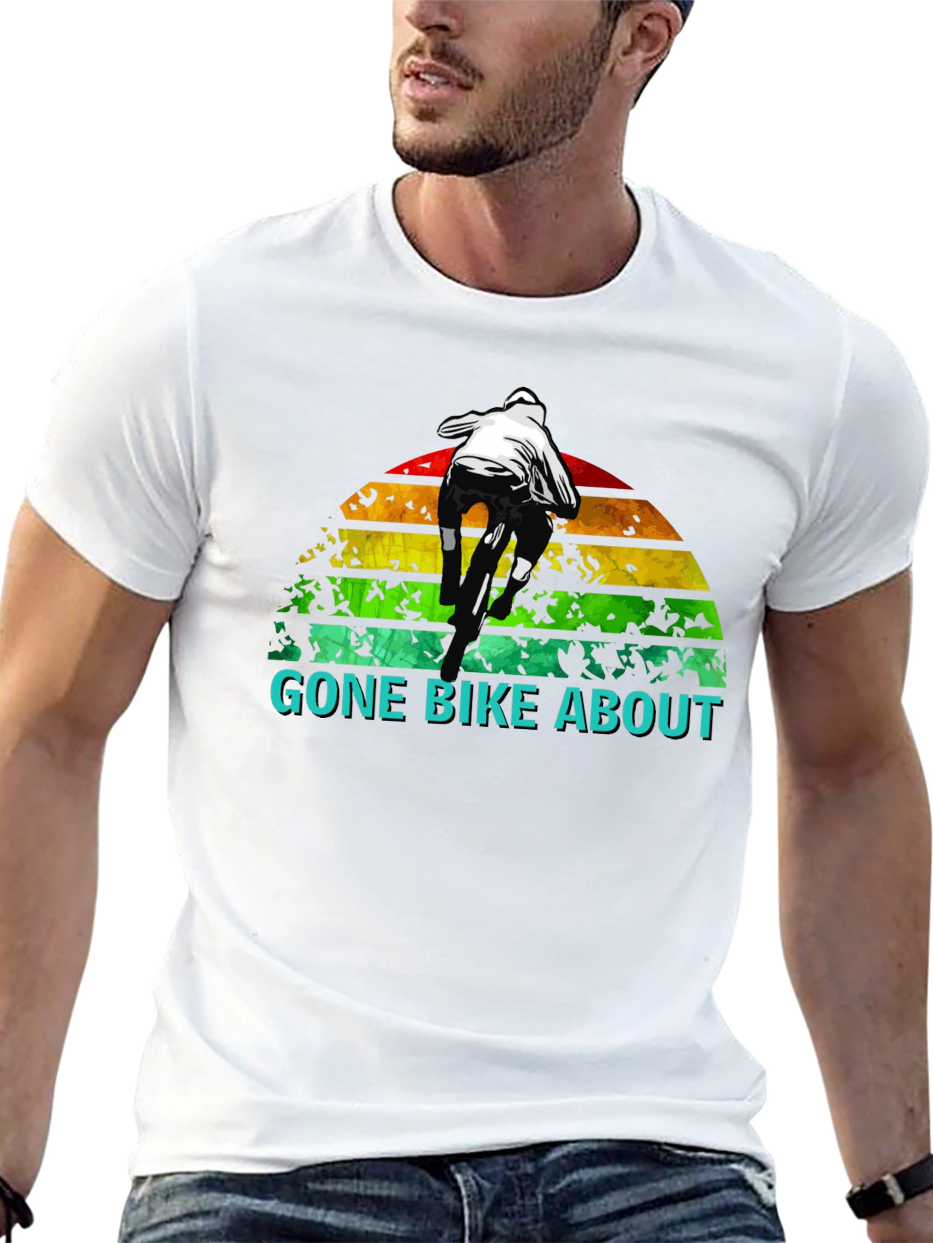 Gone Bike About Tee - Mountain Biking Adventure T-Shirt
