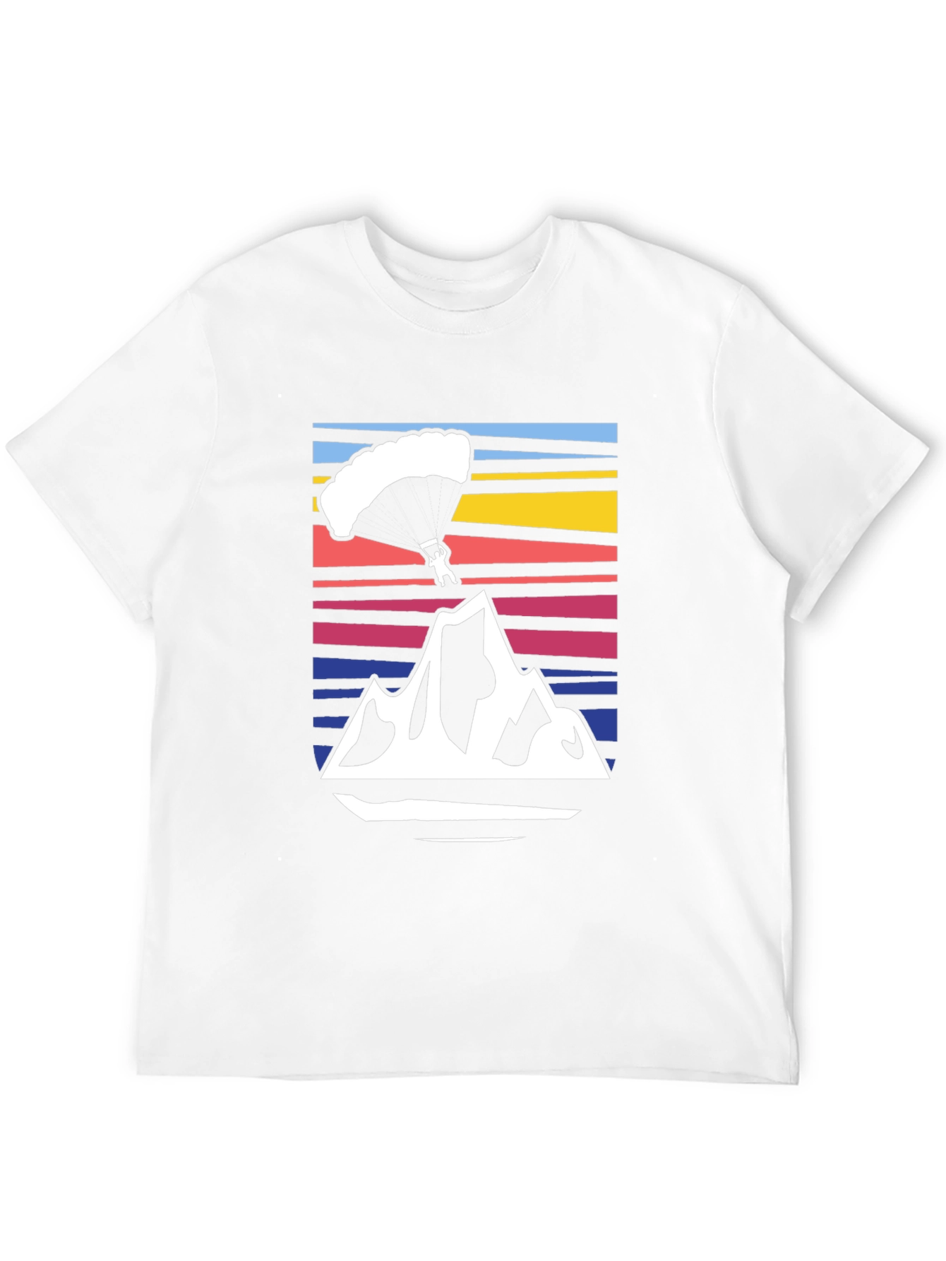 Mountain Parachute Graphic Tee - Black