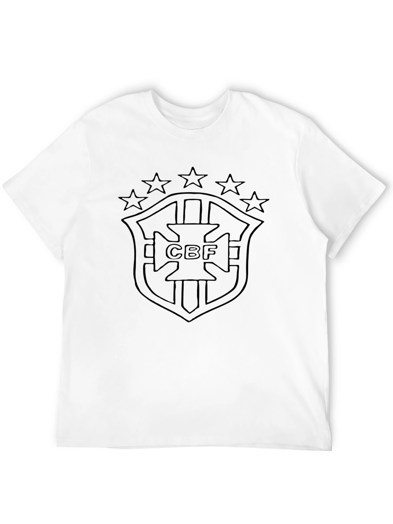 CBF Brazil Soccer Black T-Shirt