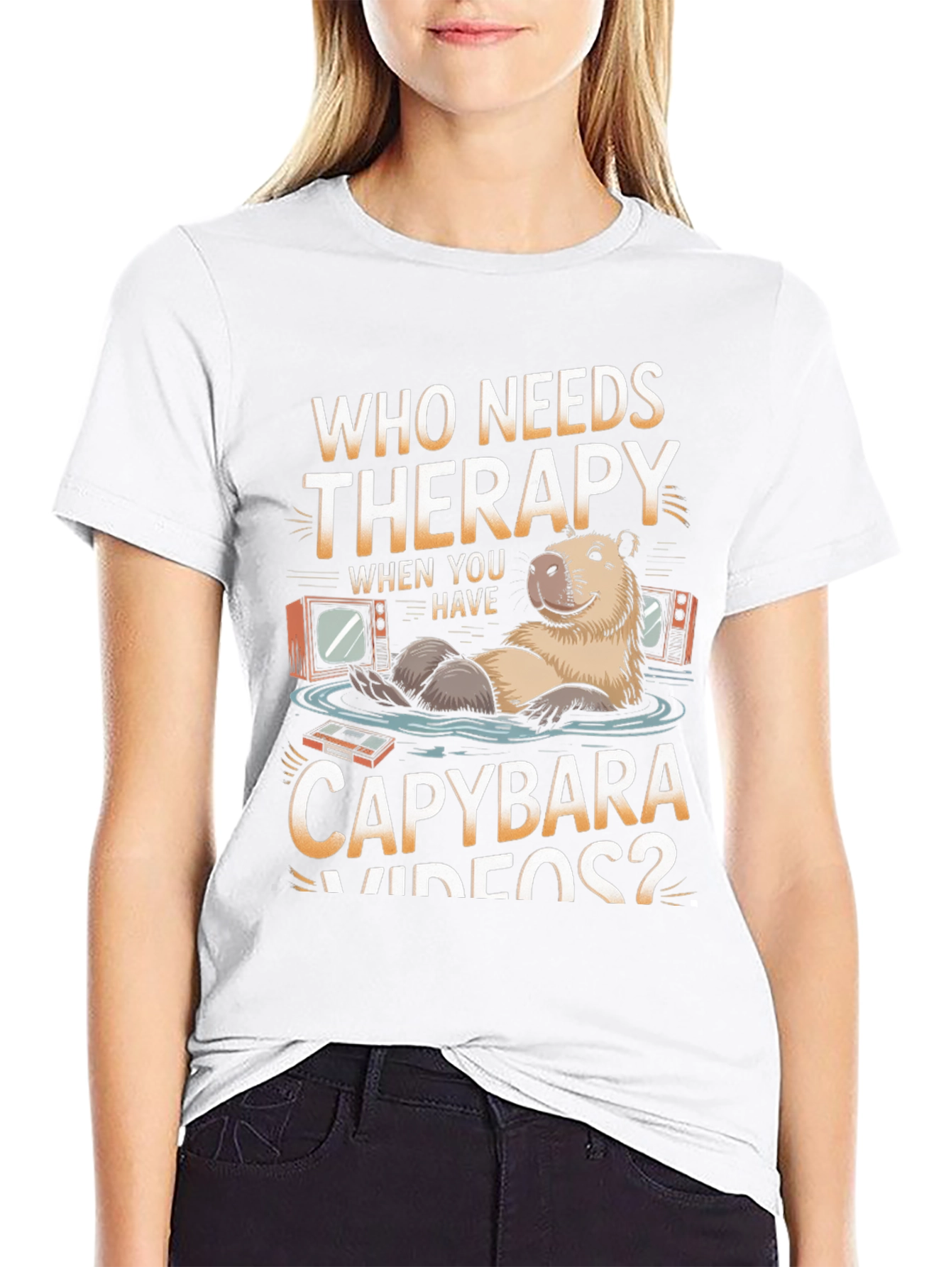 Capybara Therapy T-Shirt