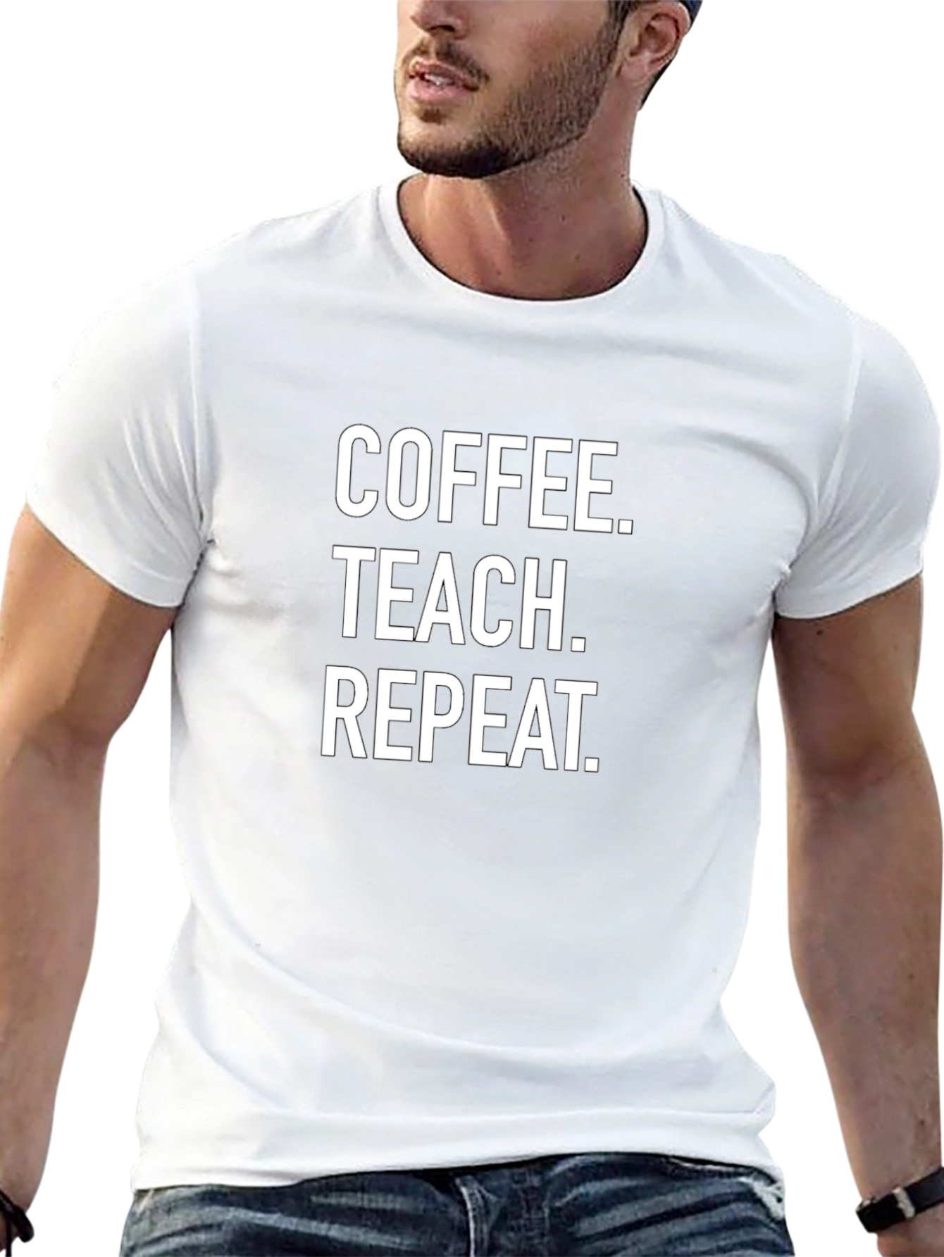 Coffee Teach Repeat T-Shirt