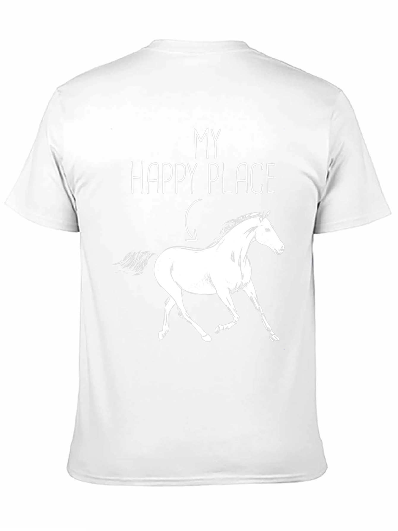 My Happy Place Horse Graphic Tee