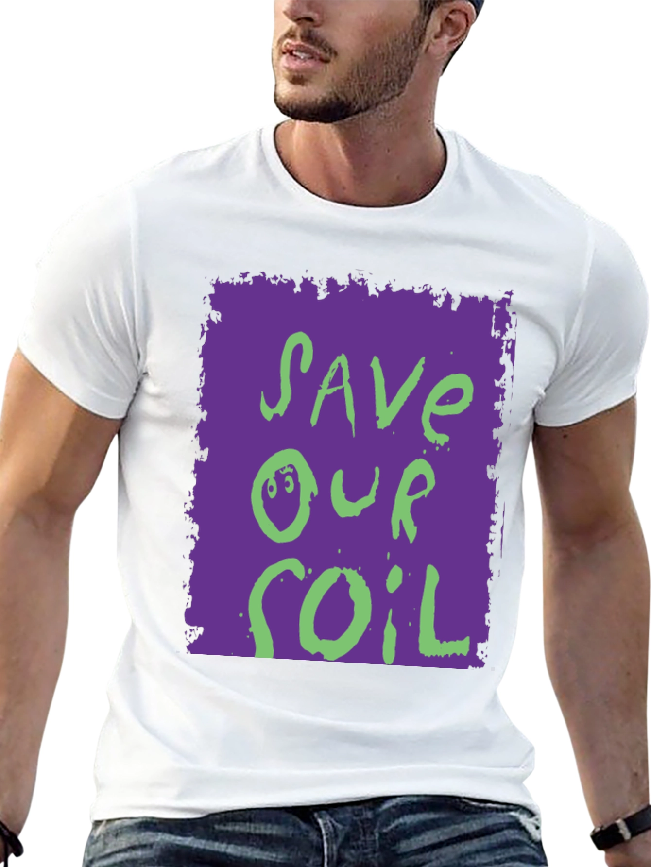 Save Our Soil Graphic Tee - Eco-Friendly T-Shirt