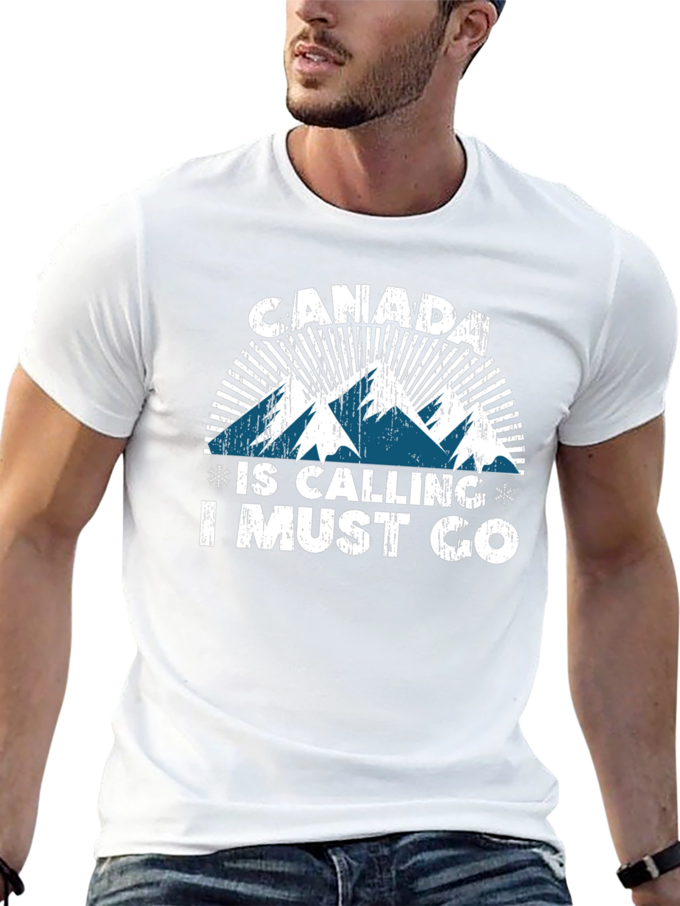 Canada is Calling T-Shirt | Mountain Graphic Tee