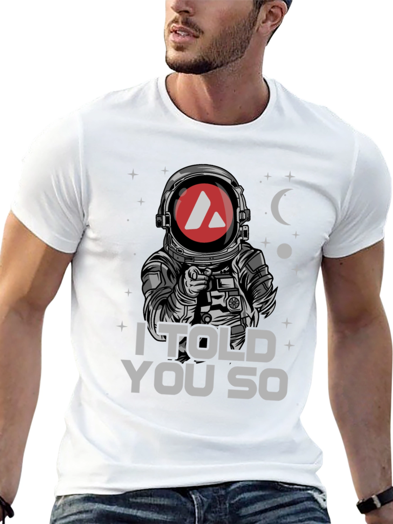 Avalanche Crypto Astronaut T-Shirt - I Told You So