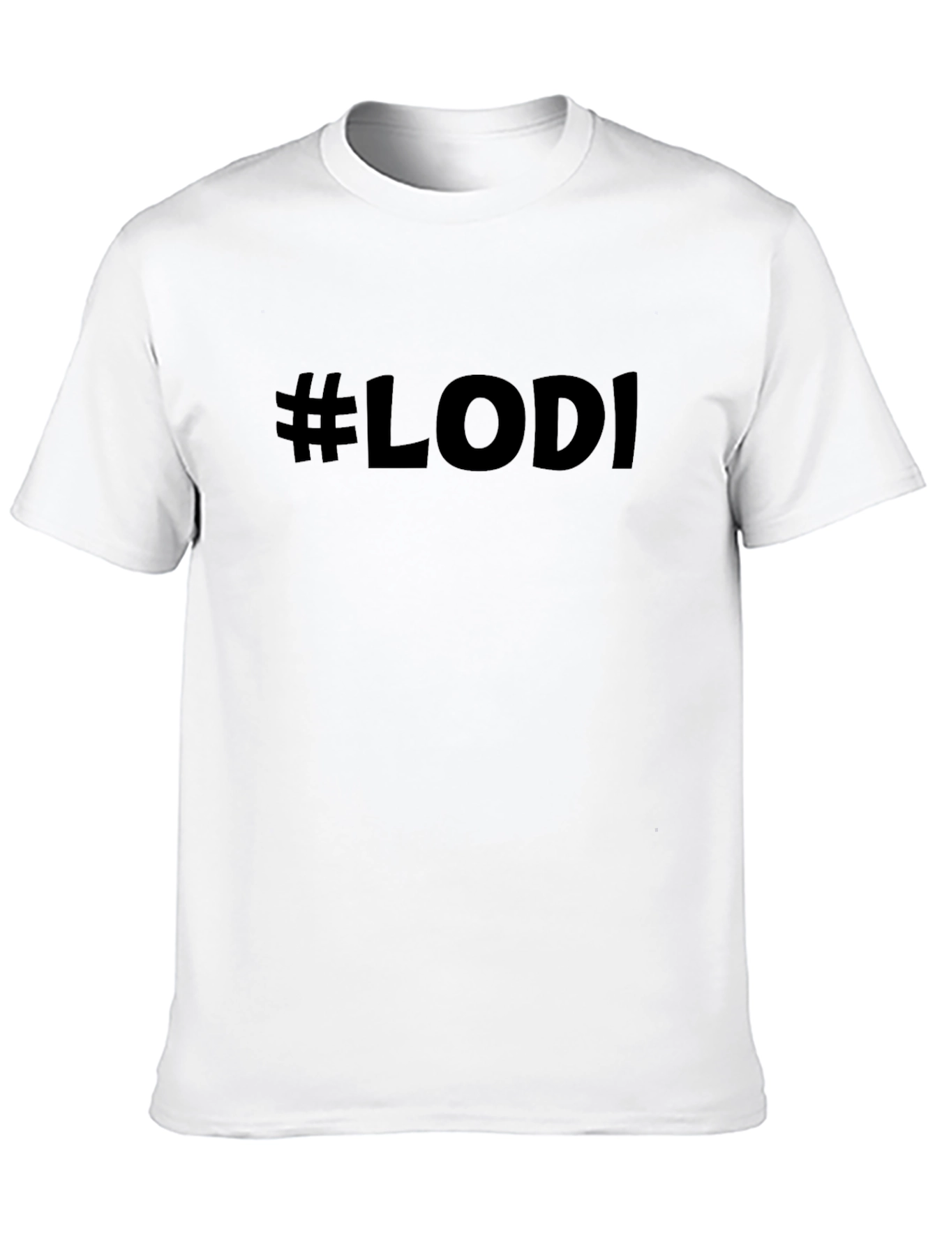 #LODI Graphic Tee - Black Crew Neck T-Shirt