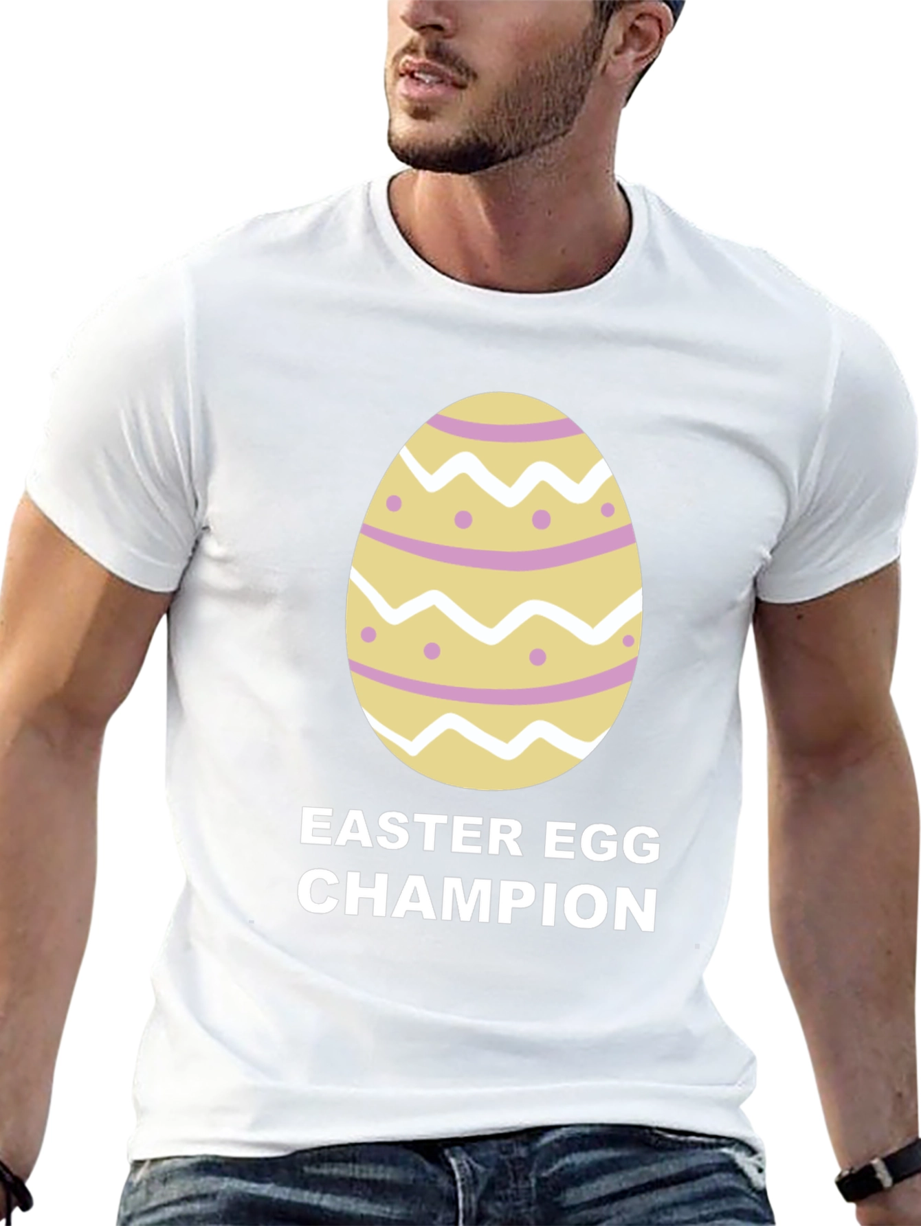 Easter Egg Champion T-Shirt - Holiday Fun Apparel