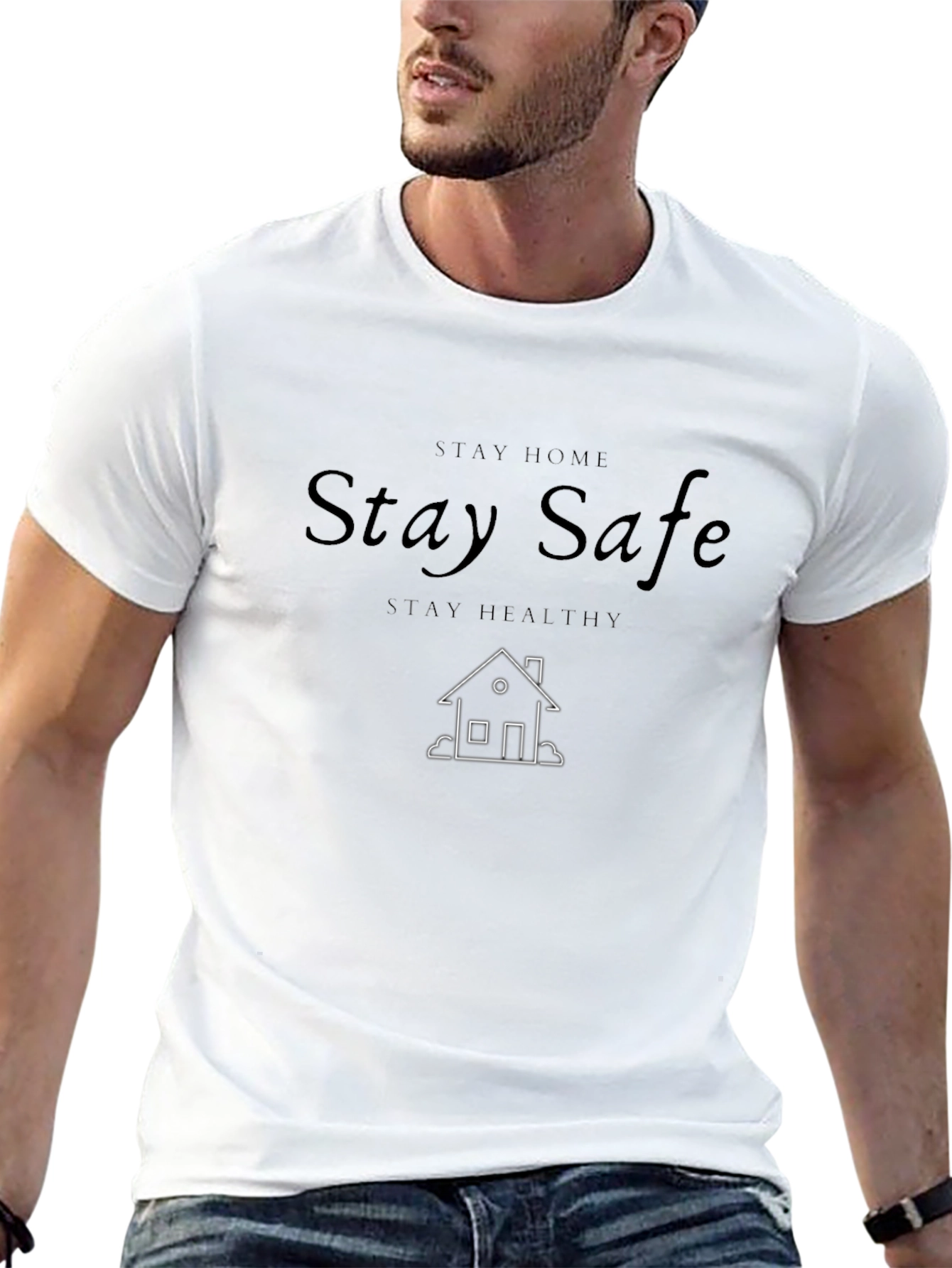 Stay Safe T-Shirt - Comfort & Style
