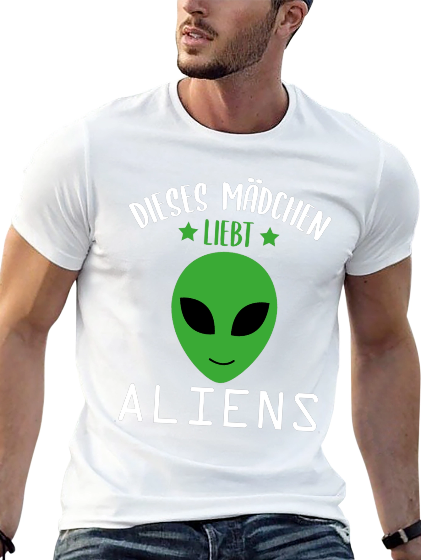 This Girl Loves Aliens Graphic T-Shirt