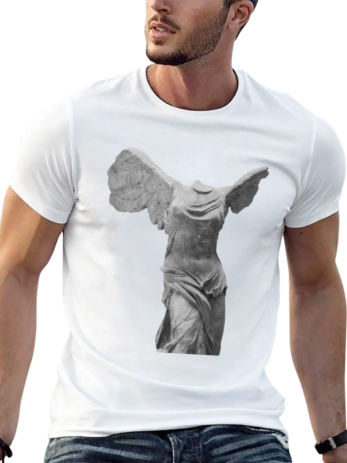 Winged Victory Statue Graphic Tee