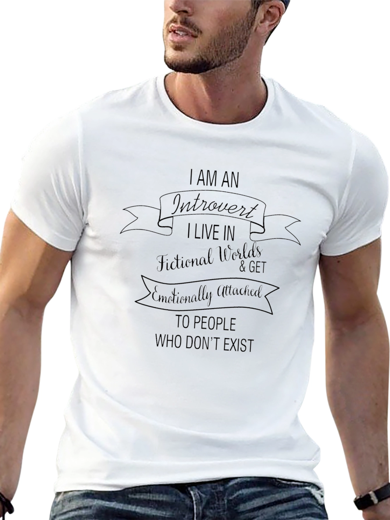 Introvert Fictional Worlds T-Shirt