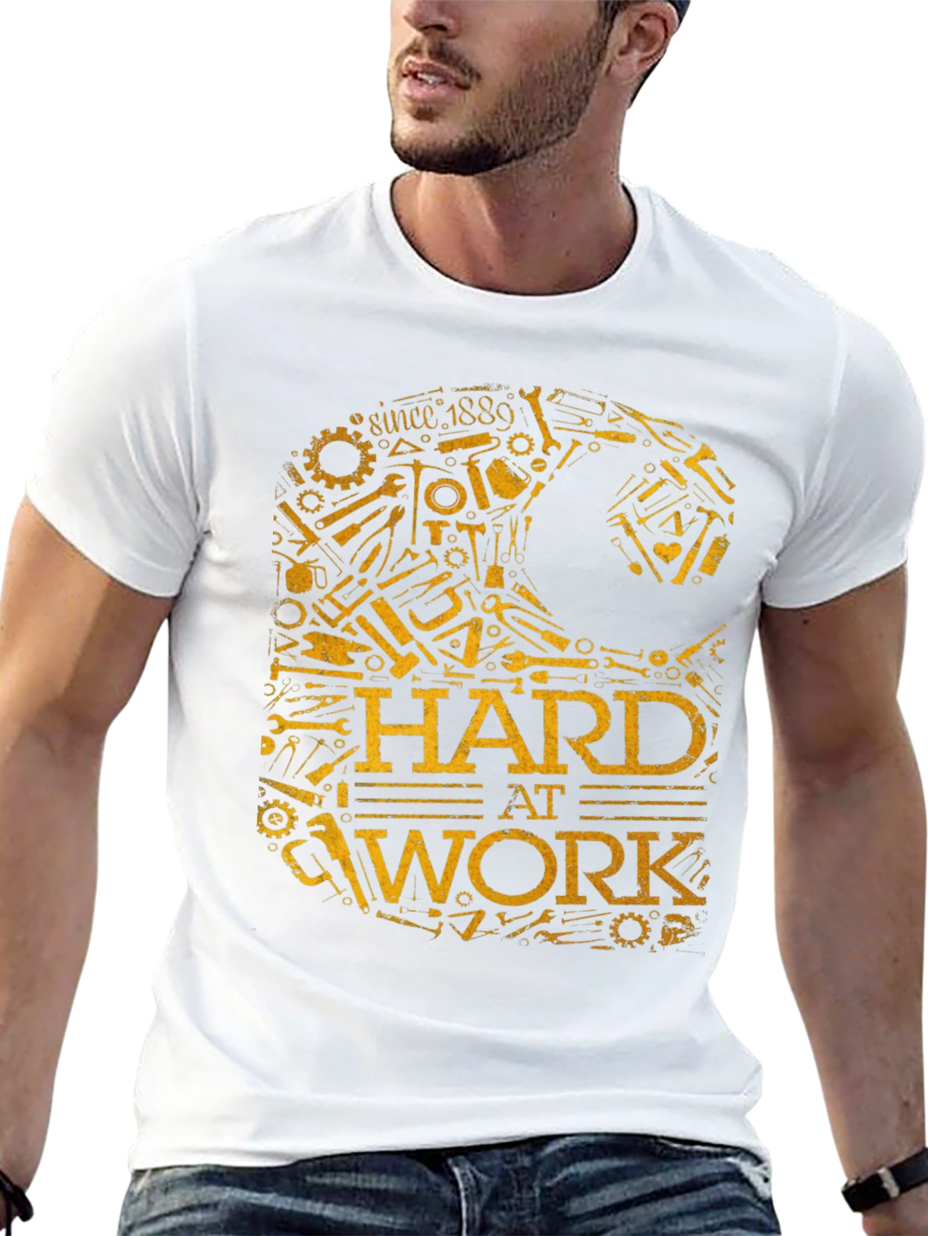 Hard at Work Graphic T-Shirt