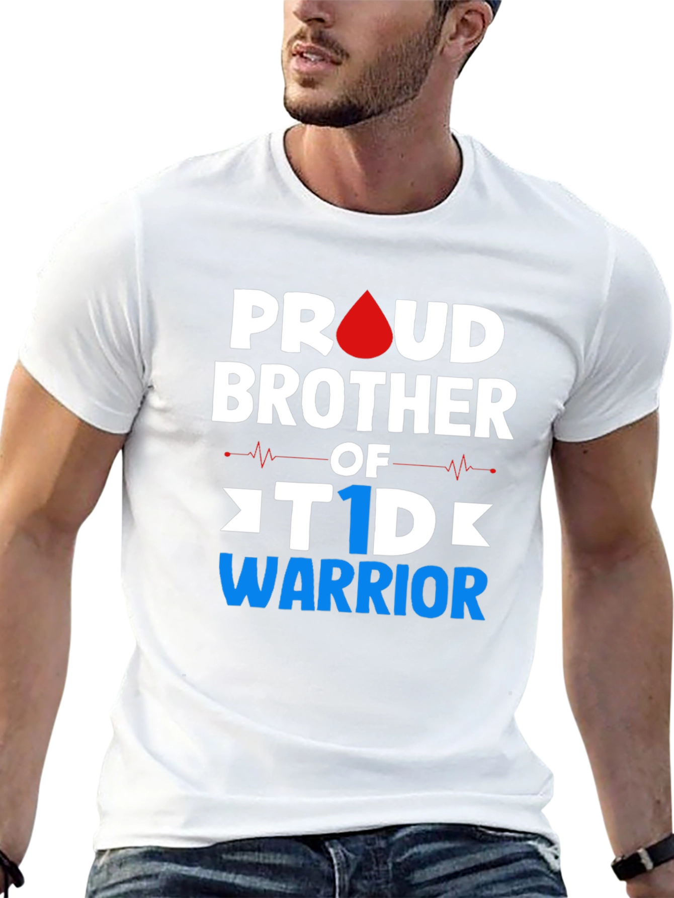 Proud Brother of T1D Warrior T-Shirt