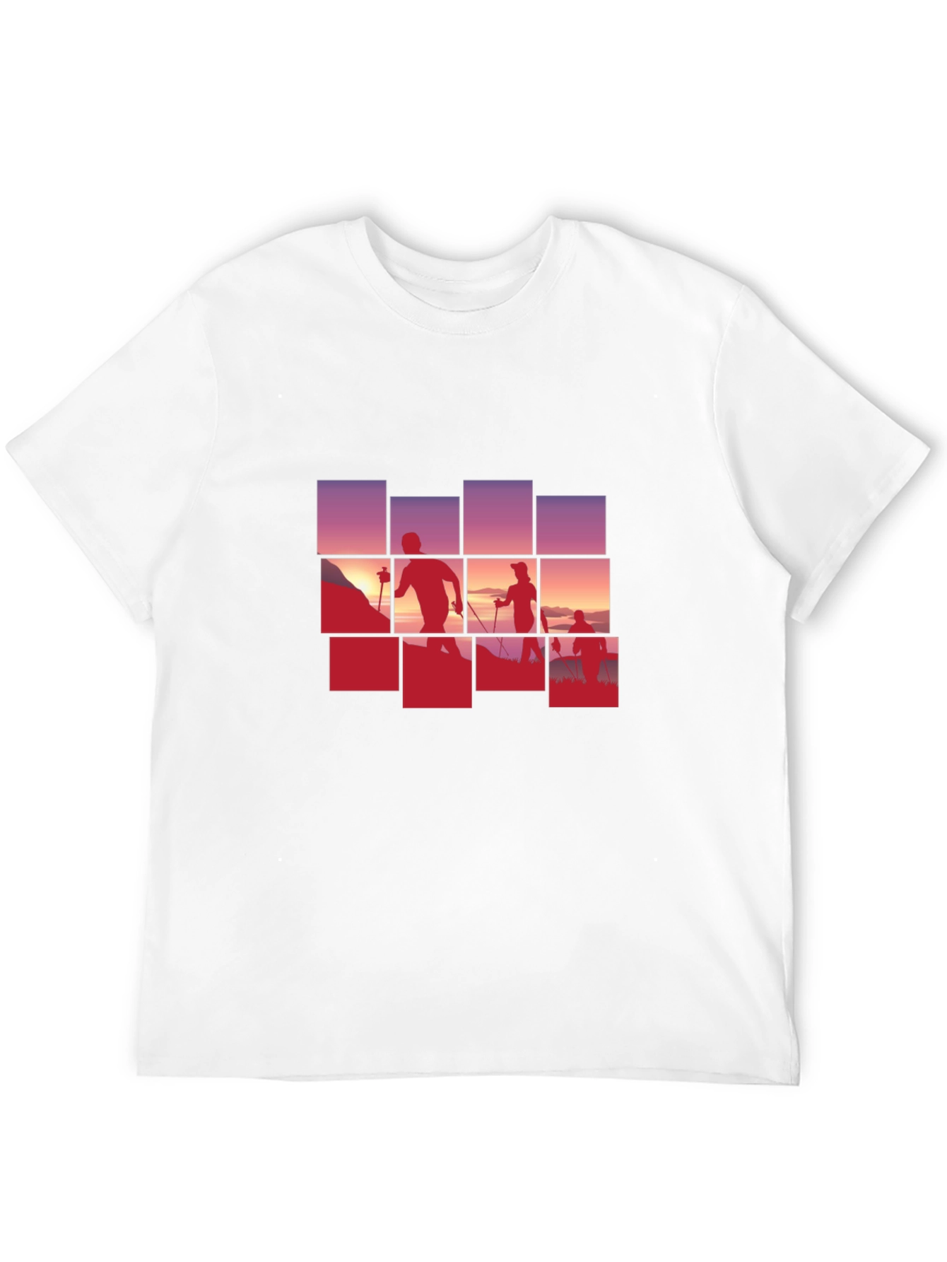 Hiking Silhouette Black T-Shirt
