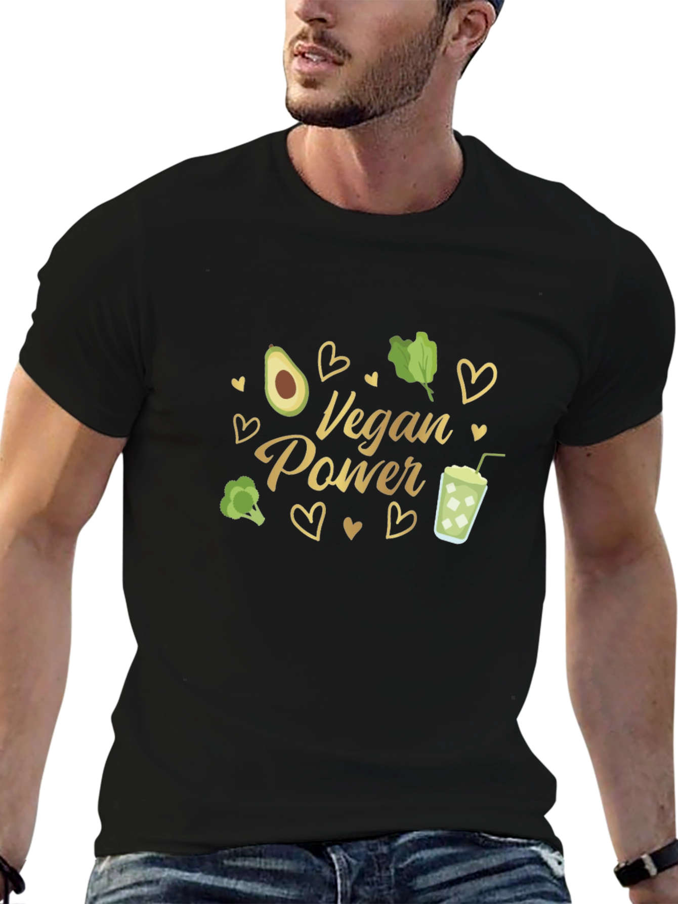 Vegan Power Graphic T-Shirt