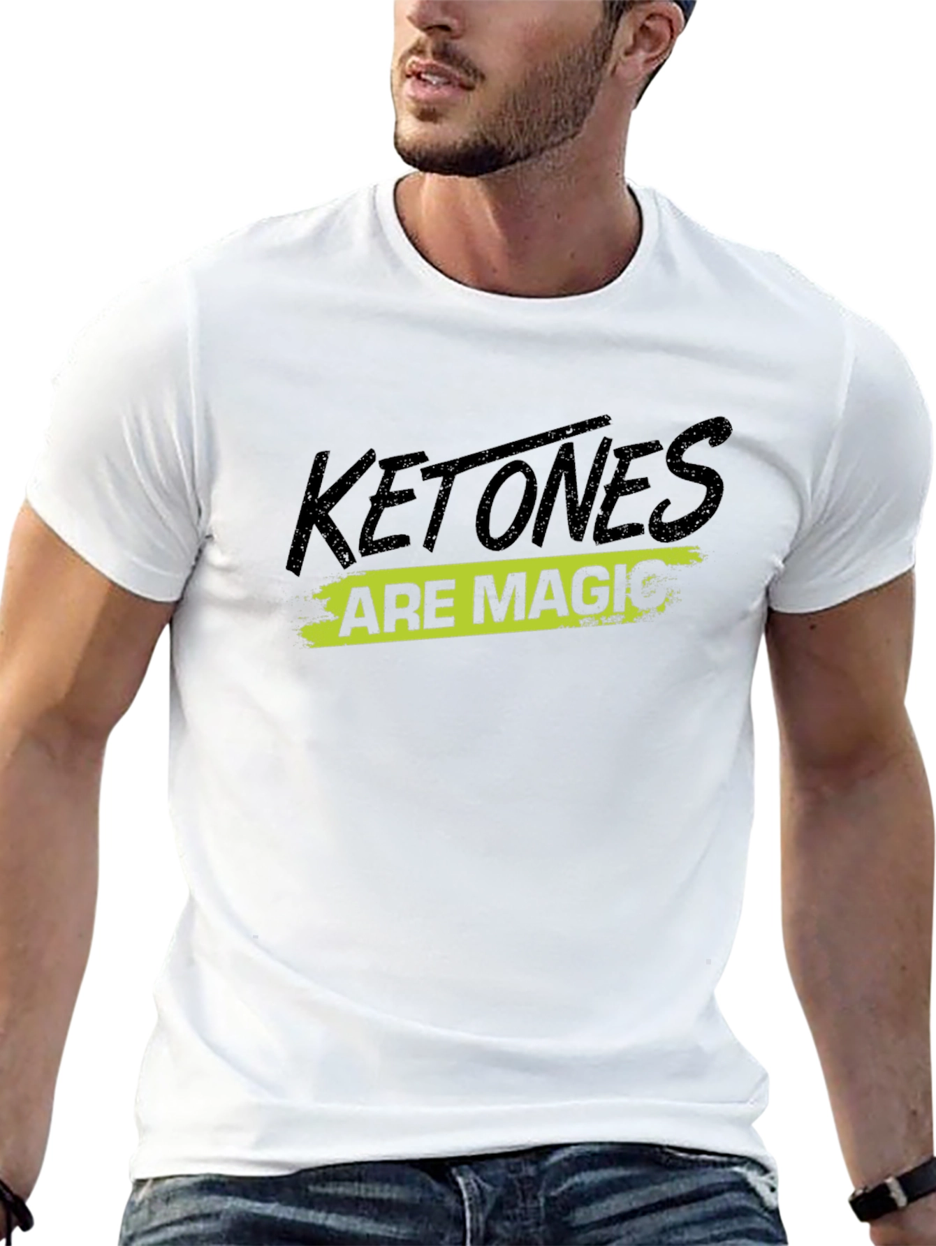 Ketones Are Magic Black Graphic T-Shirt