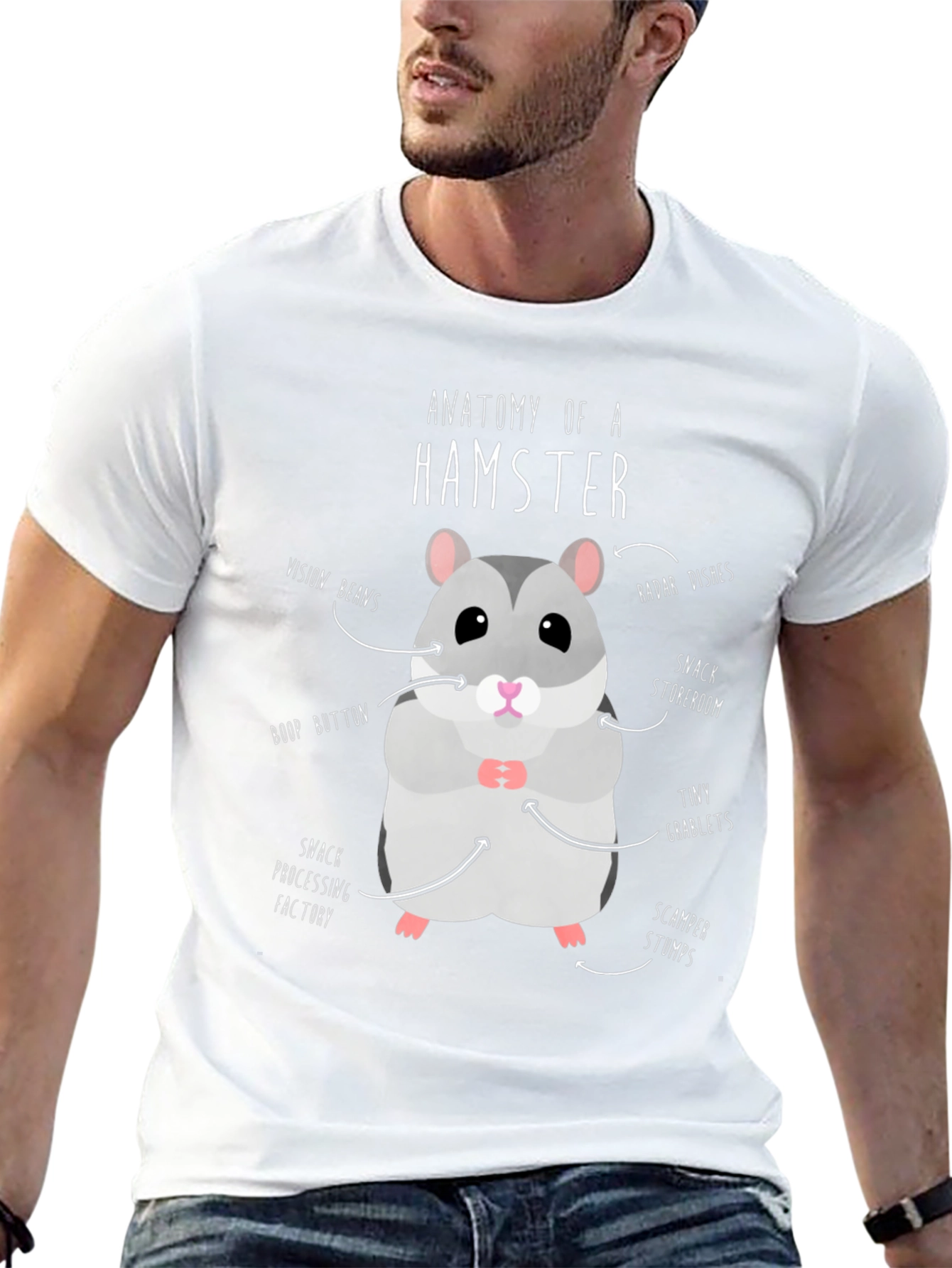 Anatomy of a Hamster Funny T-Shirt