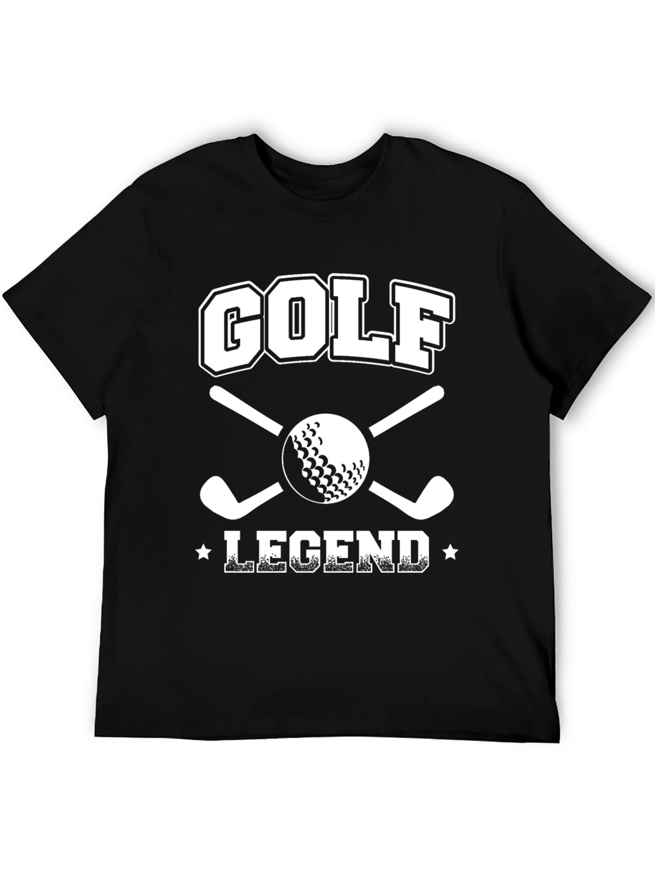 Golf Legend Black T-Shirt