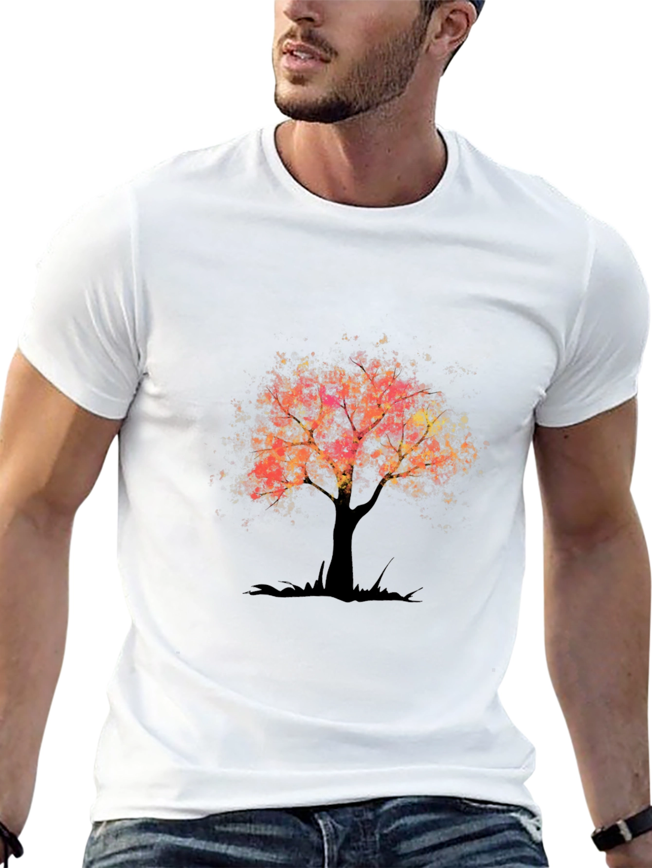 Tree of Life Graphic Tee - Black Casual Shirt
