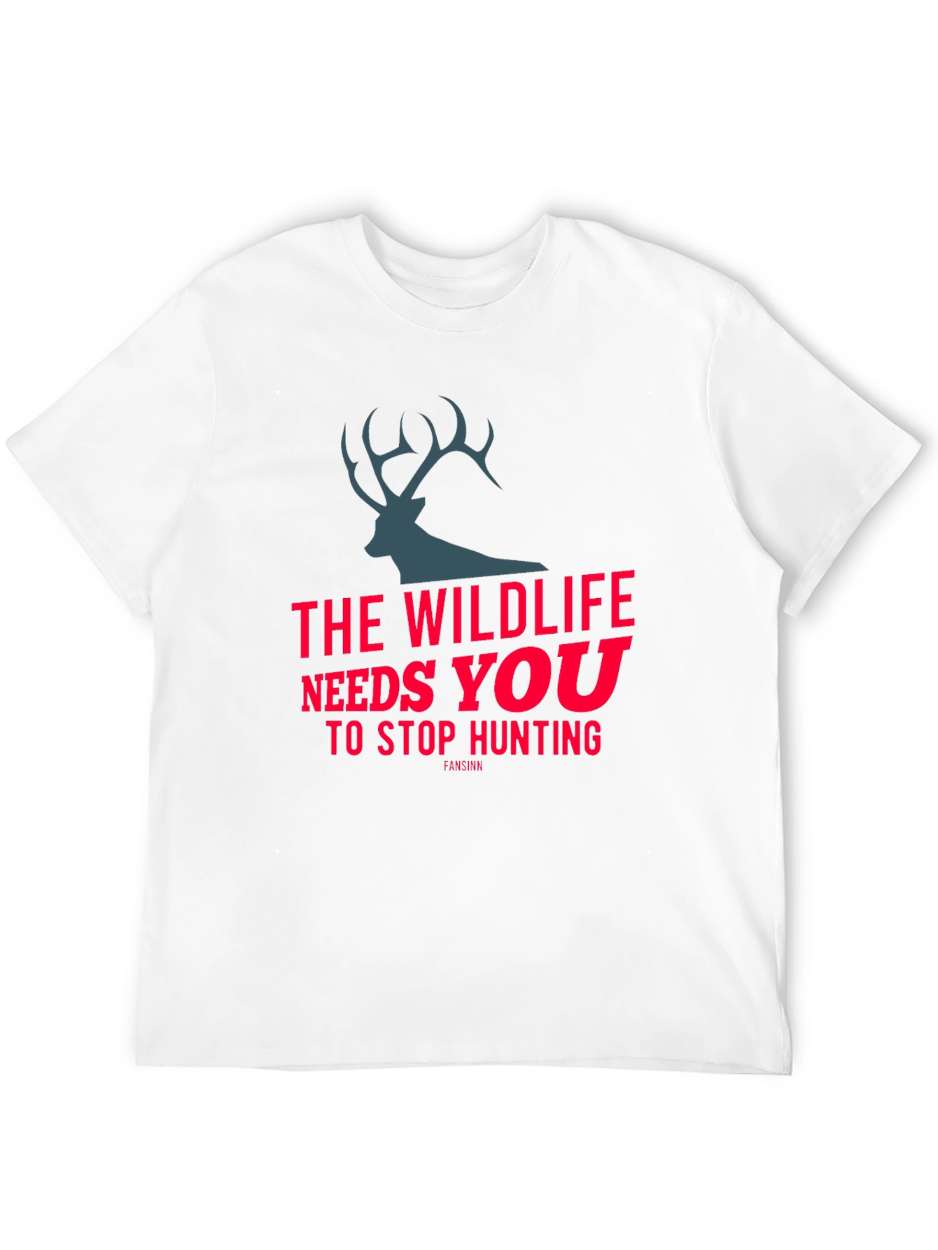 Wildlife Needs You Stop Hunting Black T-Shirt