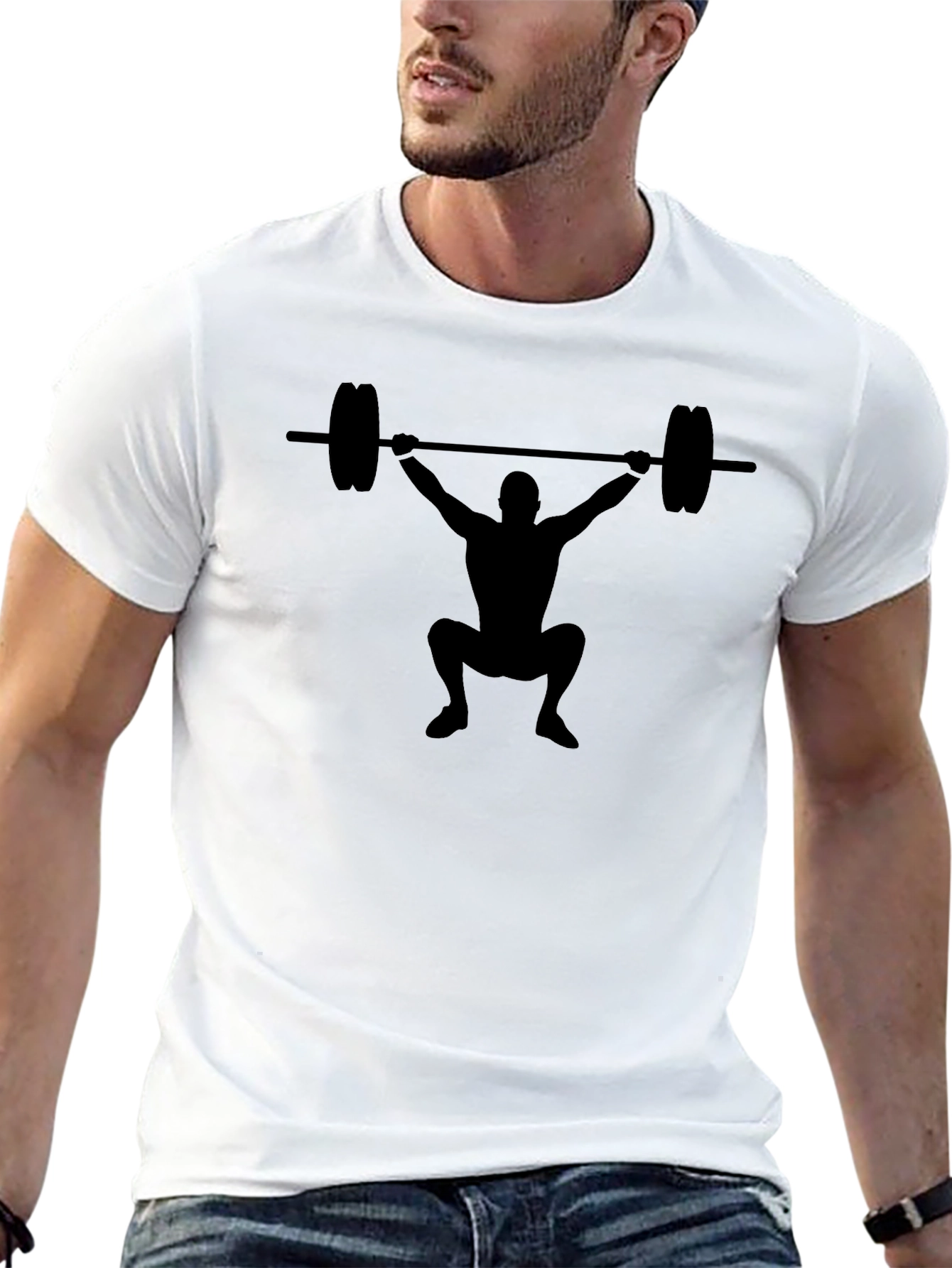 Weightlifting Graphic Tee - Black Unisex T-Shirt