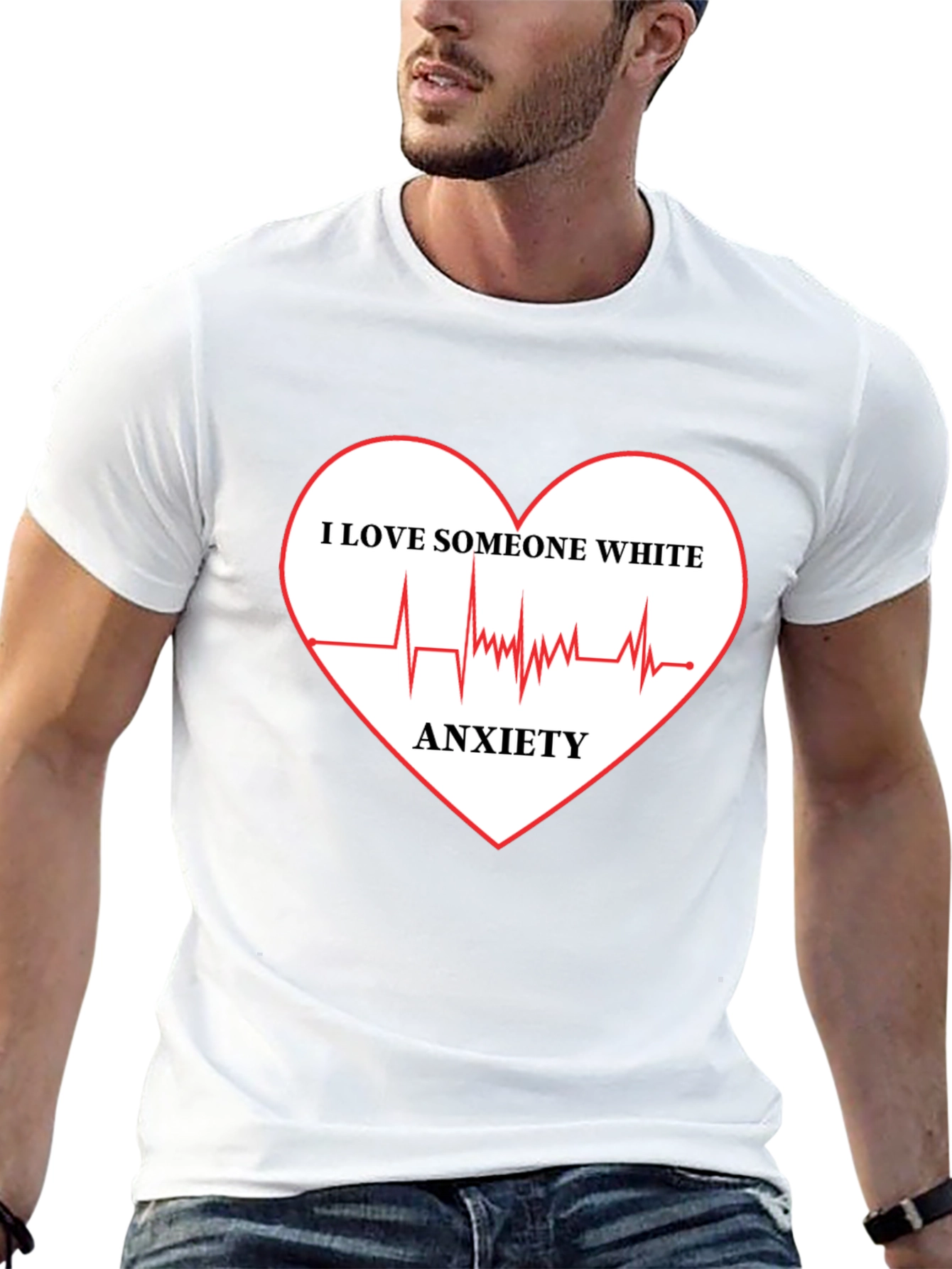 Anxiety White Love T-Shirt