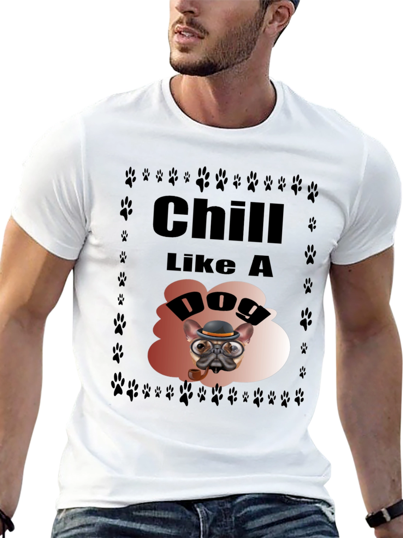 Chill Like a Dog Graphic Tee