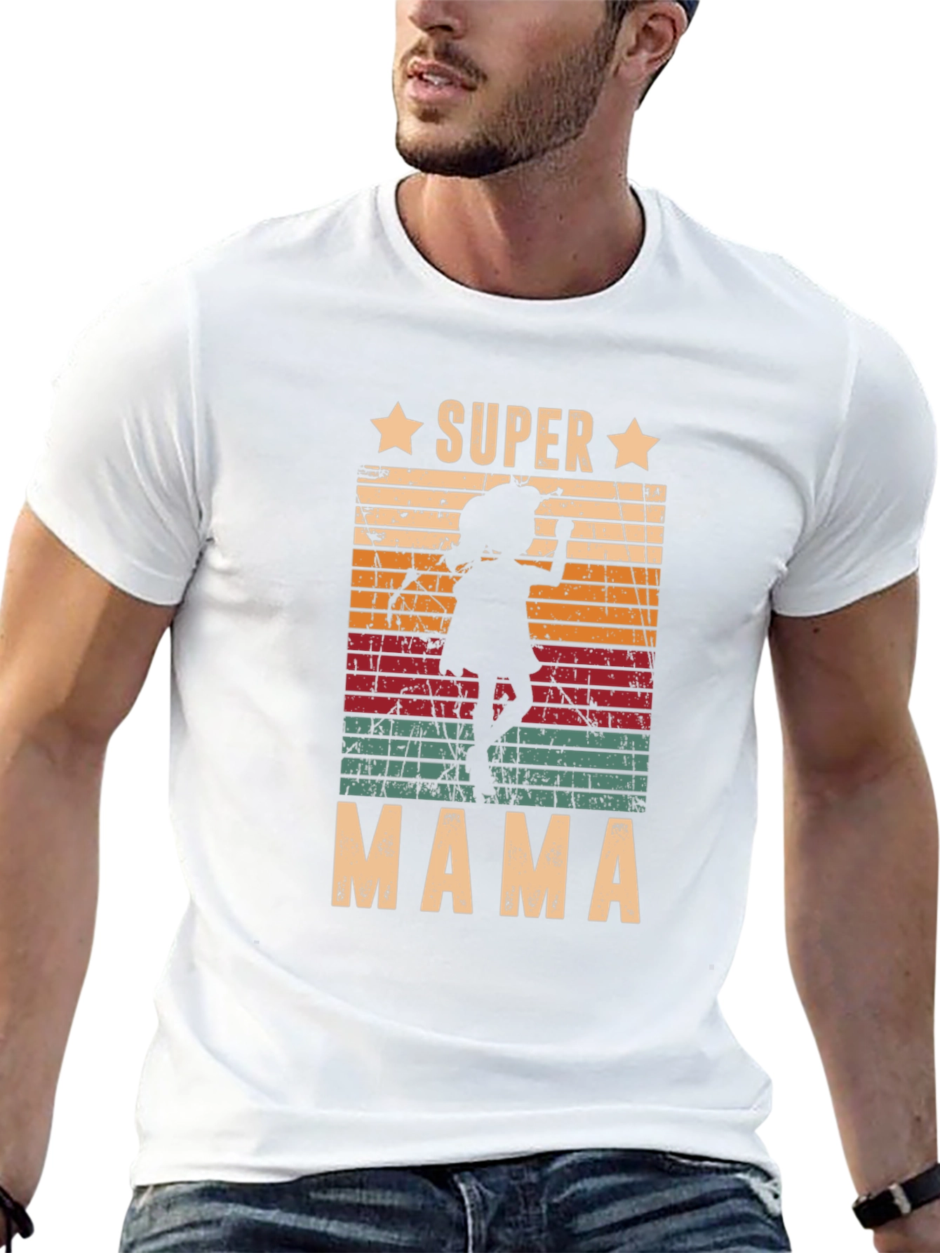 Super Mama Retro T-Shirt