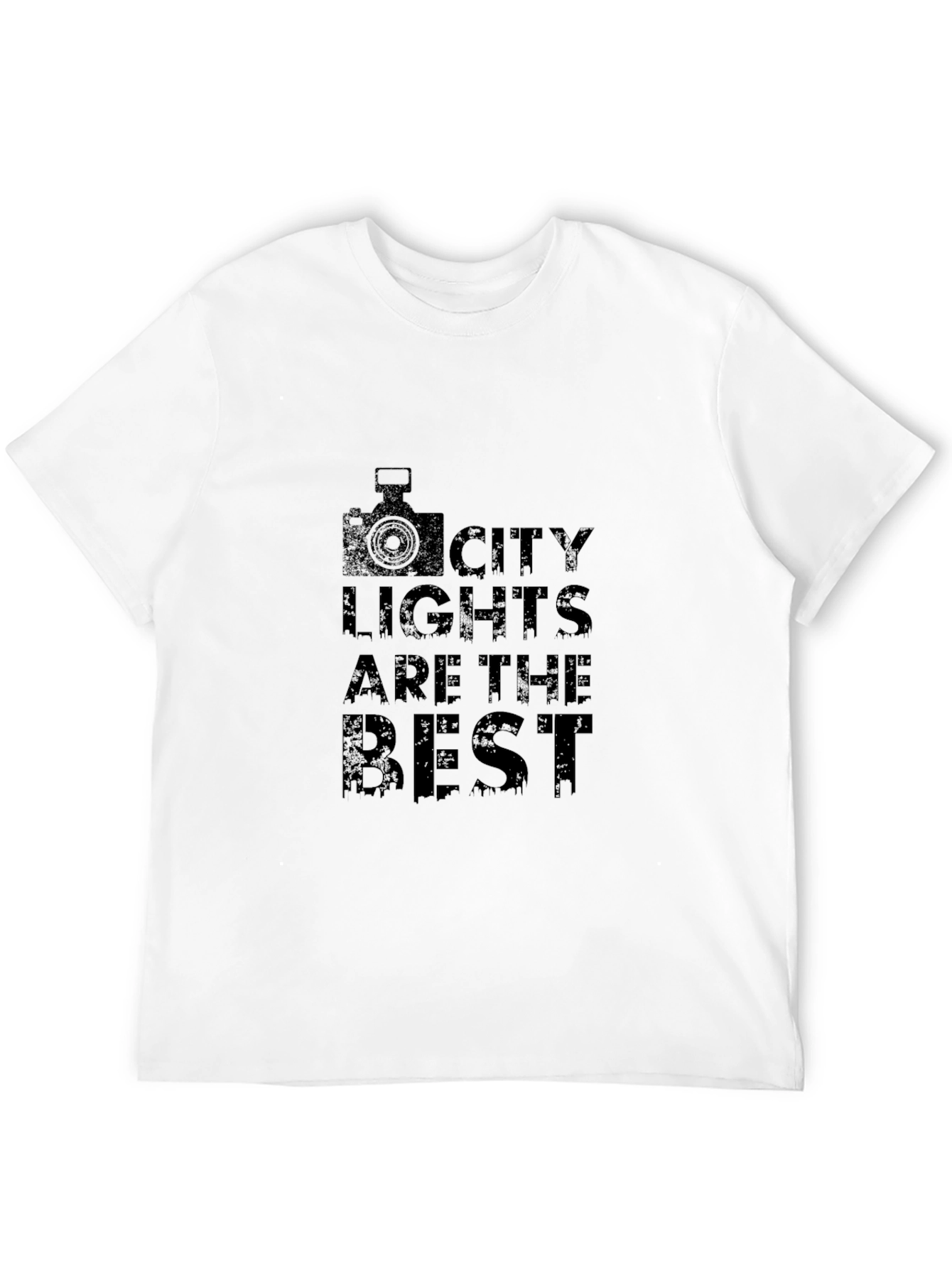 City Lights T-Shirt - Camera Graphic Tee